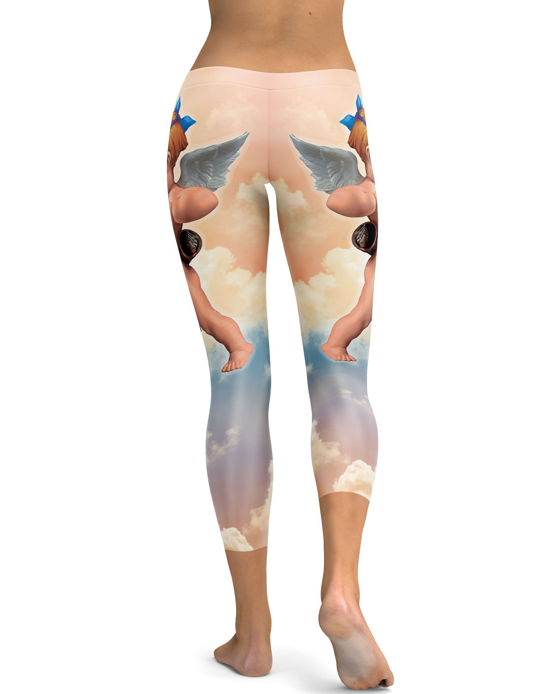 Realistic Cupid Capris - GearBunch Leggings / Yoga Pants