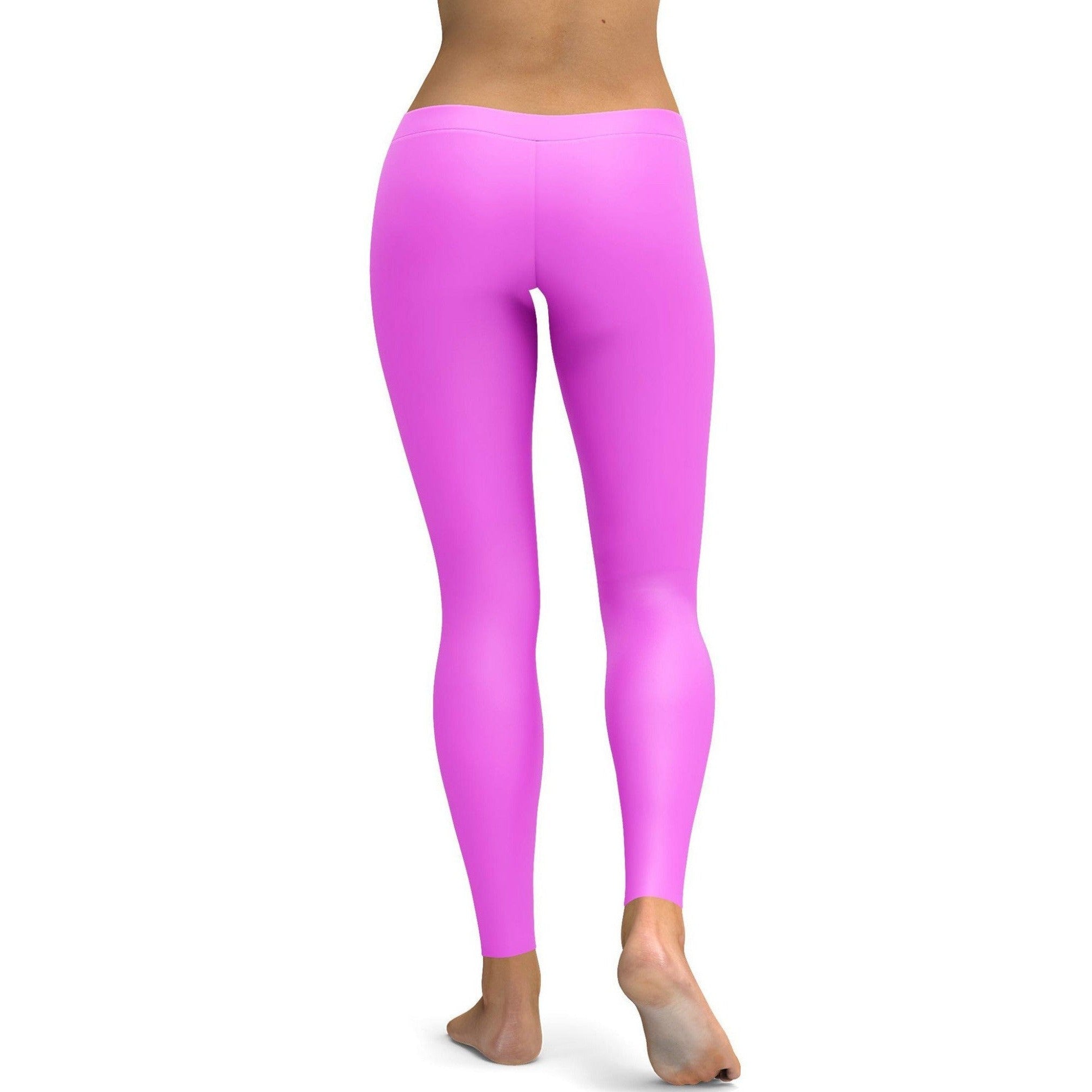 GearBunch - Solid Baby Pink Leggings