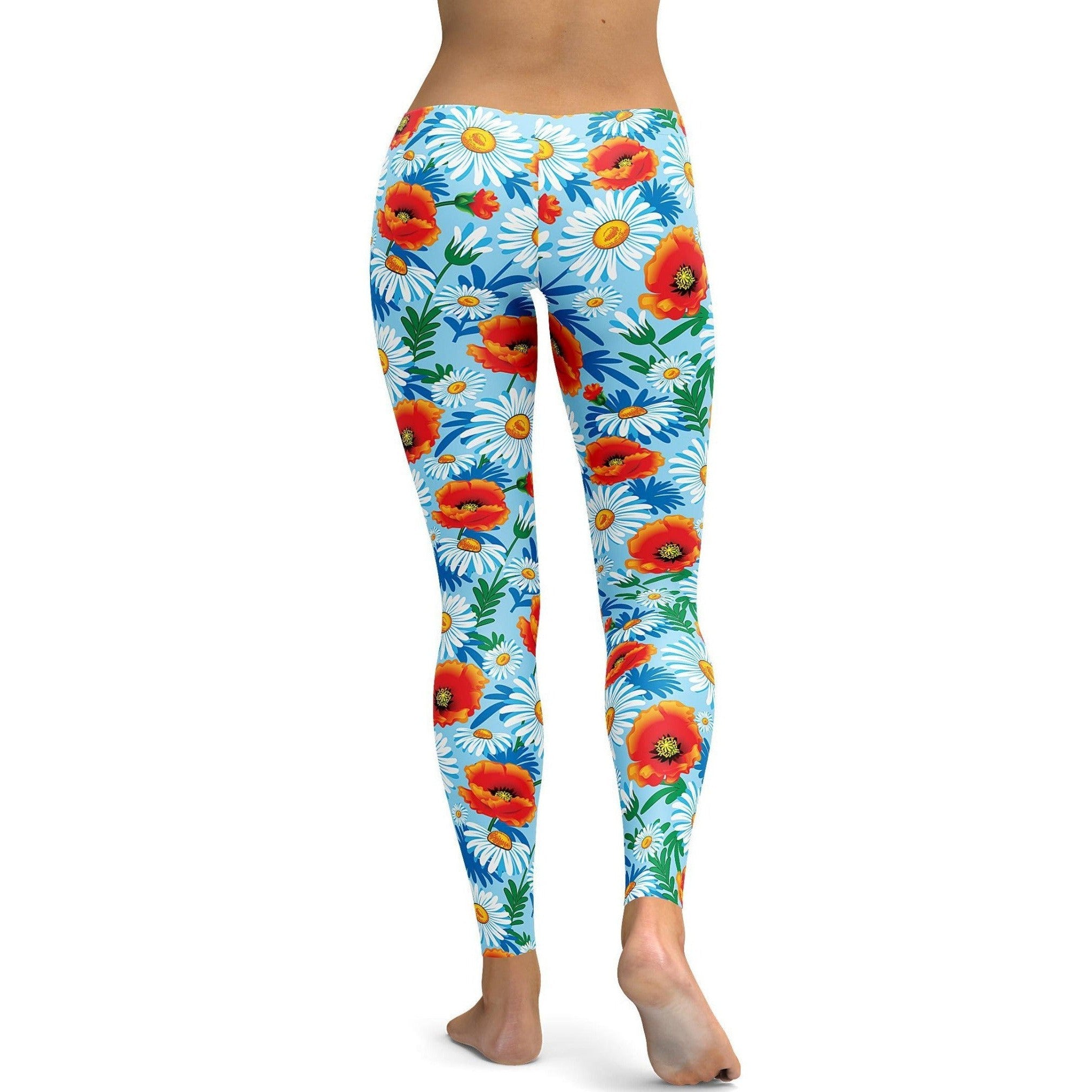 Gearbunch - Poppy & Daisy Floral Leggings