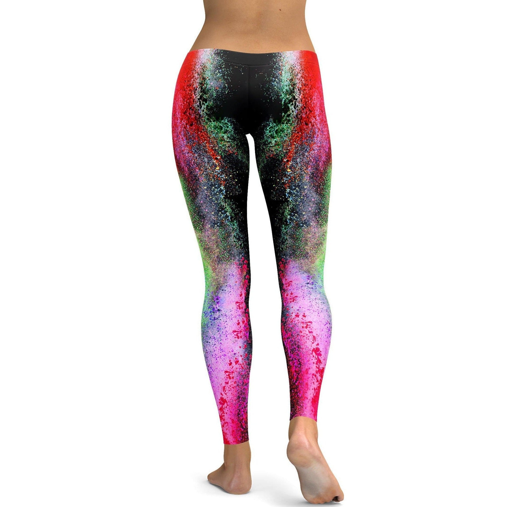 GearBunch - Colorful Powder Explosion Leggings