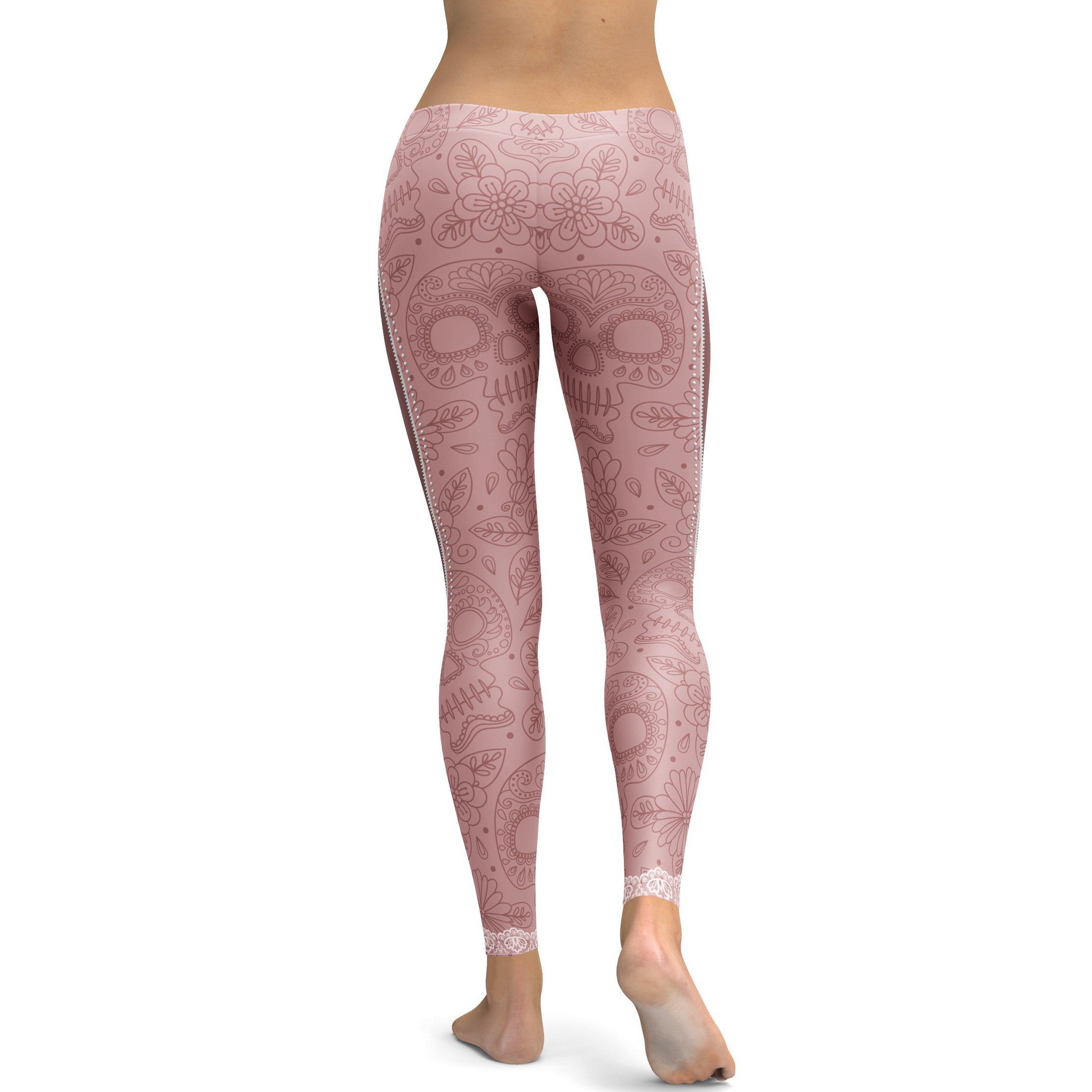 Realistic Skeleton with Zipper Leggings - GearBunch Leggings / Yoga Pants