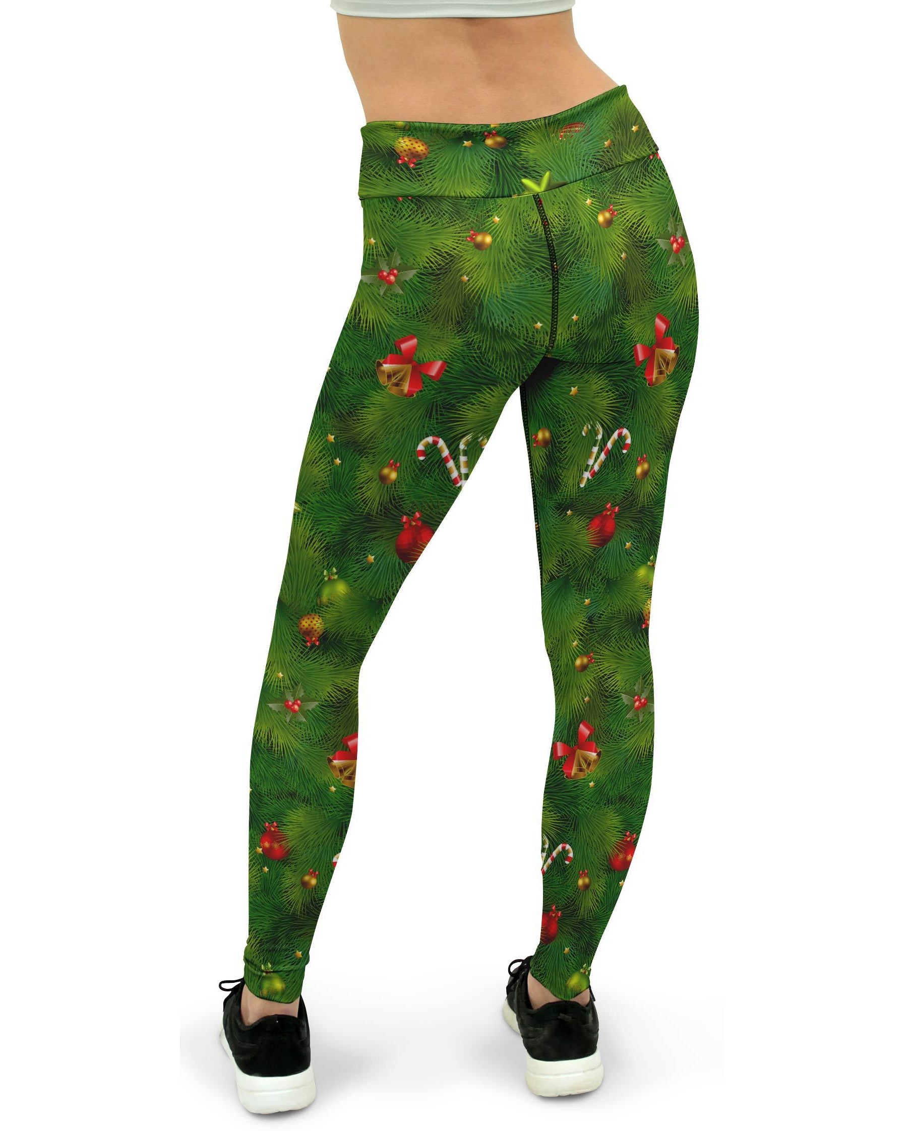 Realistic Christmas Tree Yoga Pants