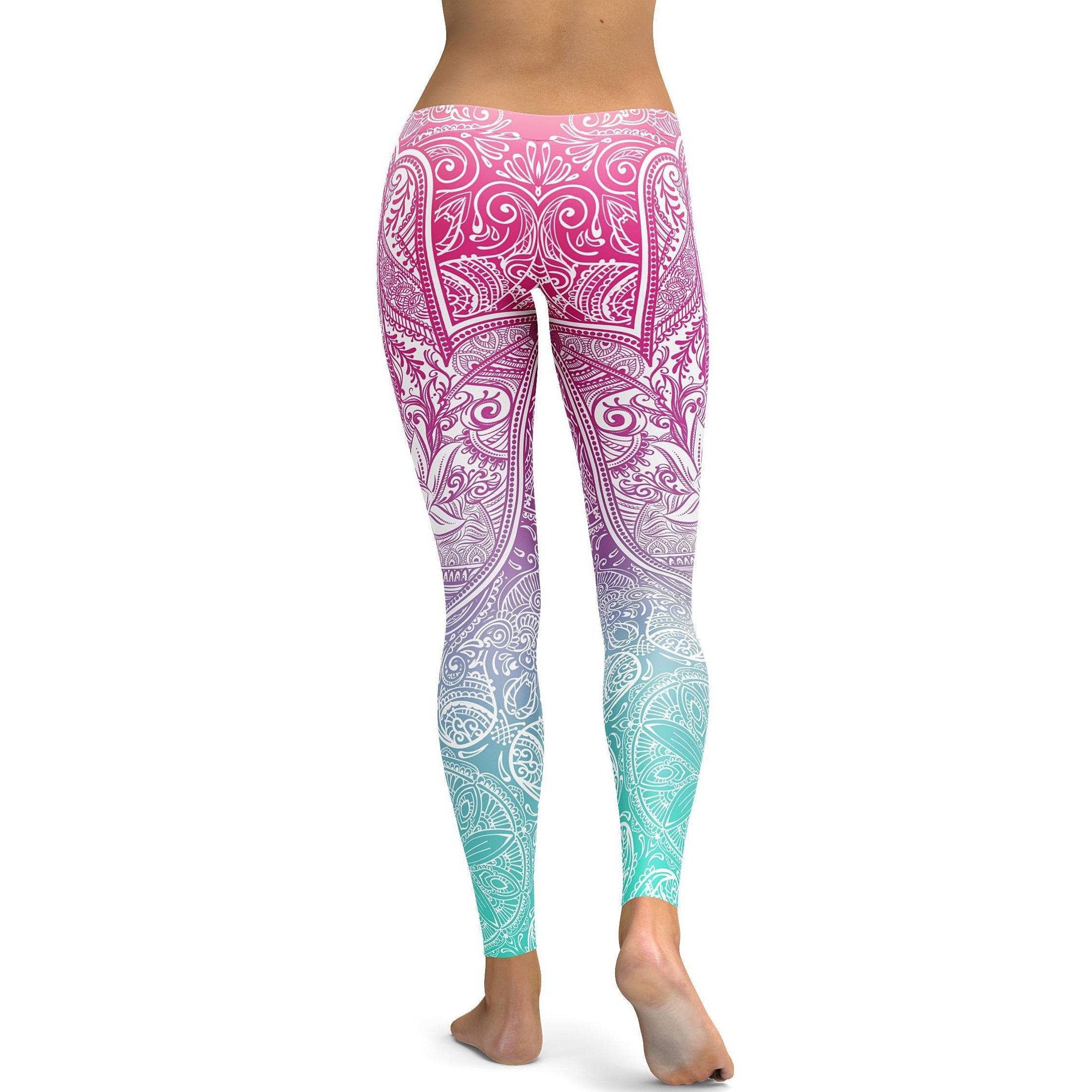 Bright Hamsa Leggings - GearBunch Leggings / Yoga Pants