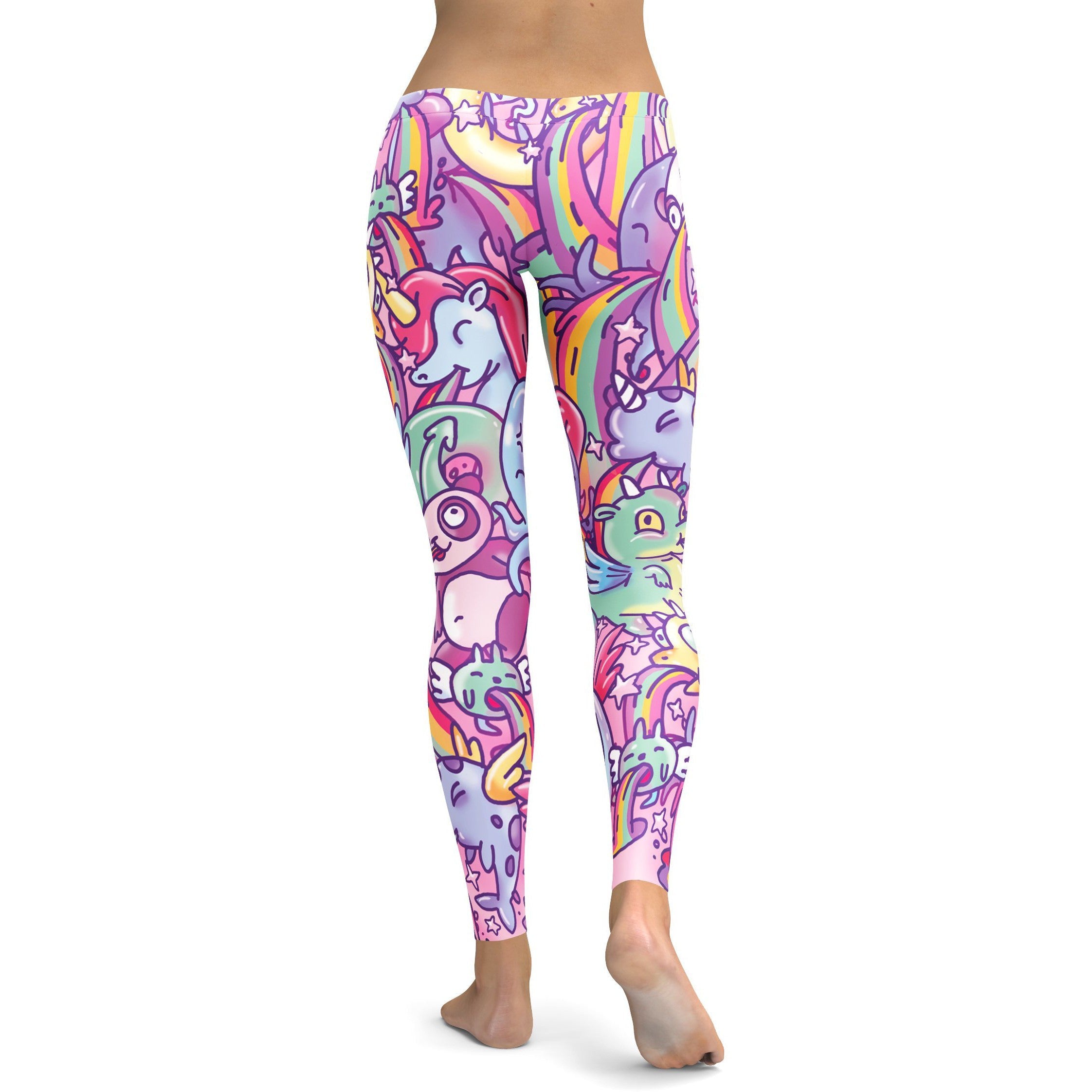 Puking Animal Leggings | GearBunch