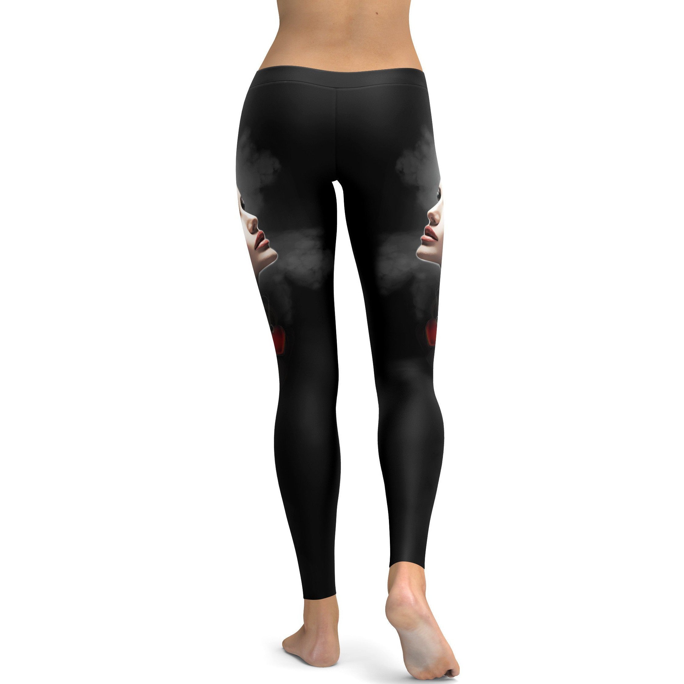 Sugar Skull Good girl / Bad girl Leggings - GearBunch Leggings / Yoga Pants