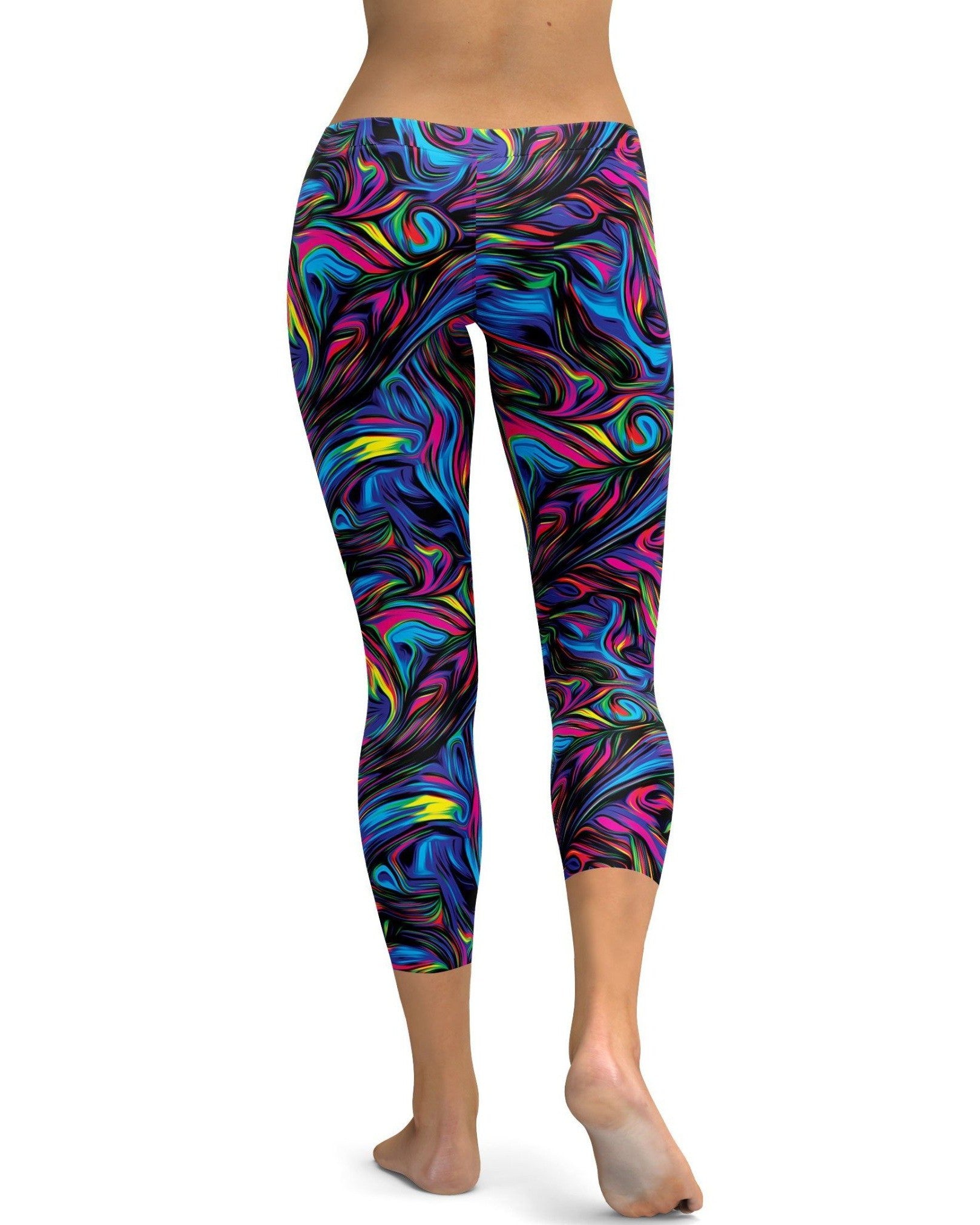 Gearbunch - Psychedelic Neon Paint Capris