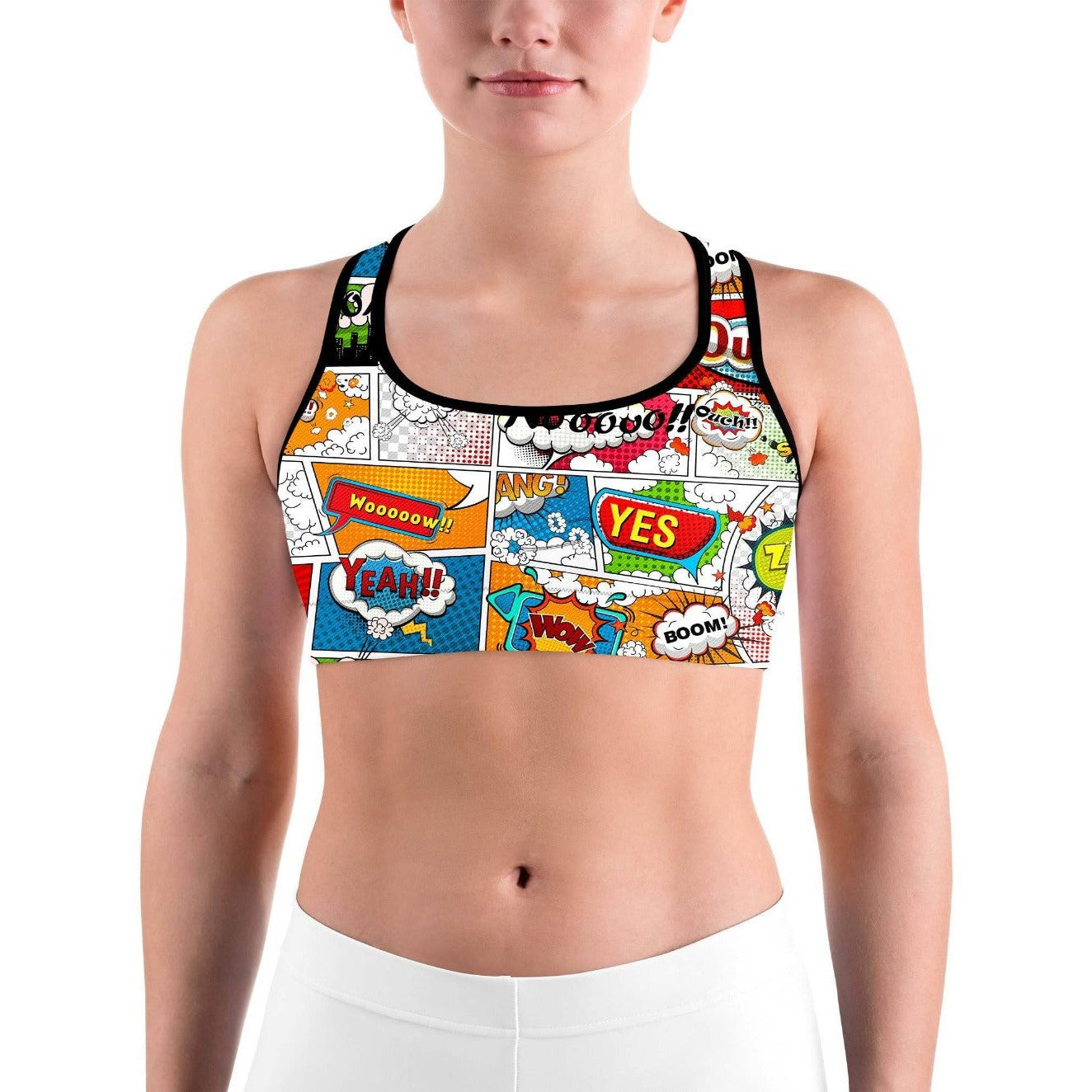 Gearbunch - Comic Book Super Hero Sports bra