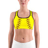 Softball Stitches Sports bra