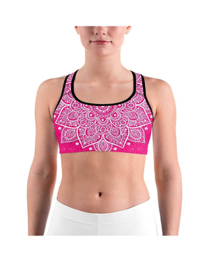 Gearbunch - Hot Pink Mandala Sports bra 