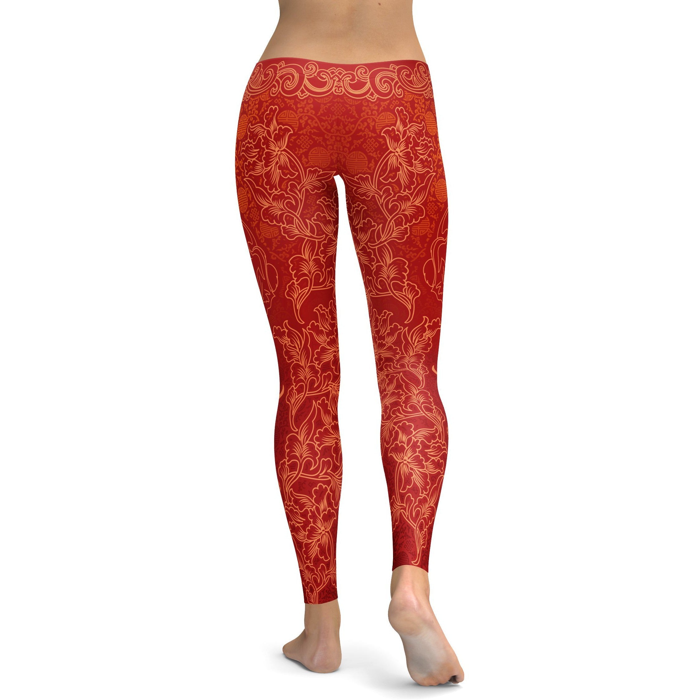 Chinese Zodiac Rabbit Leggings - GearBunch Leggings / Yoga Pants