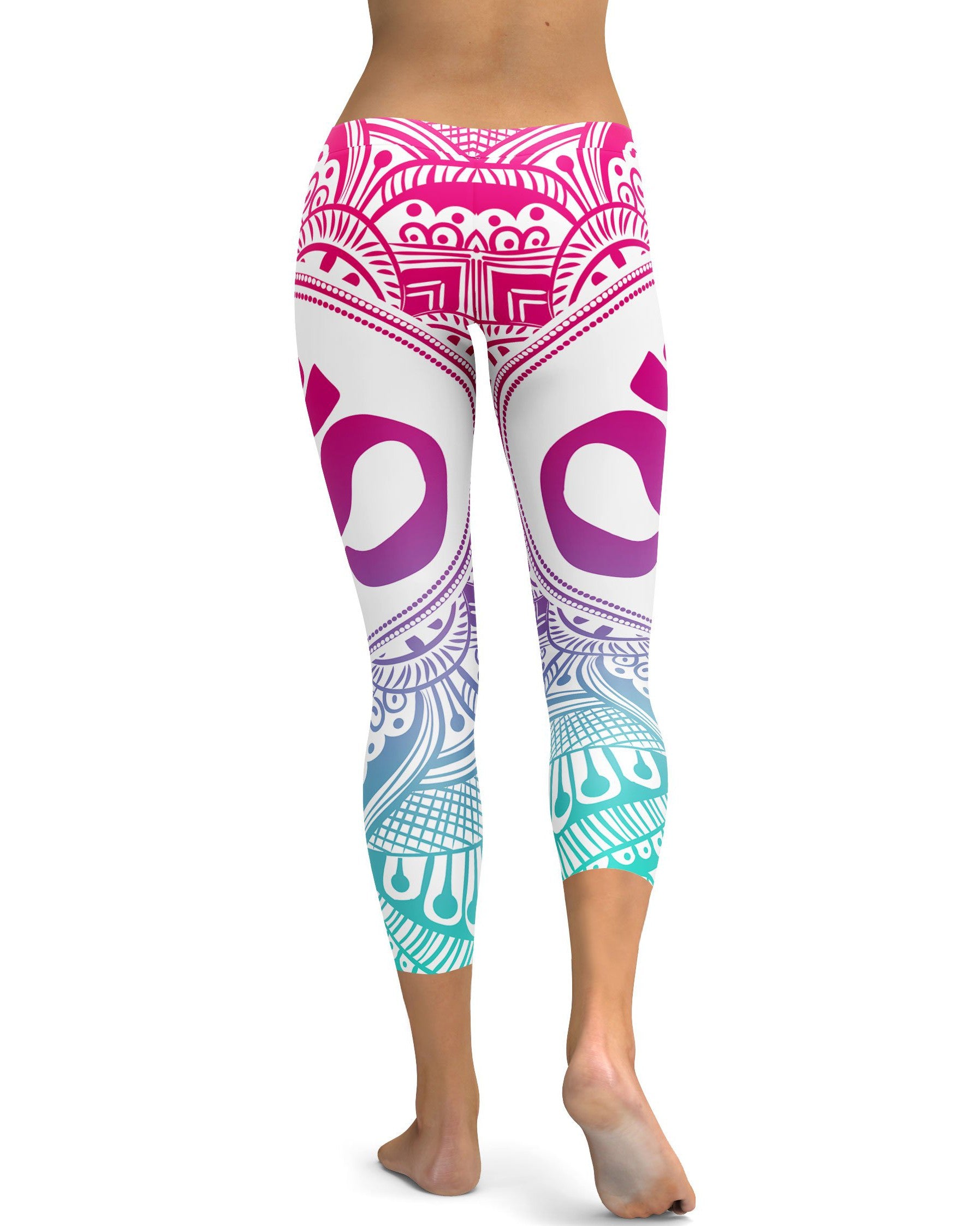 Bright OM Capris - GearBunch Leggings / Yoga Pants