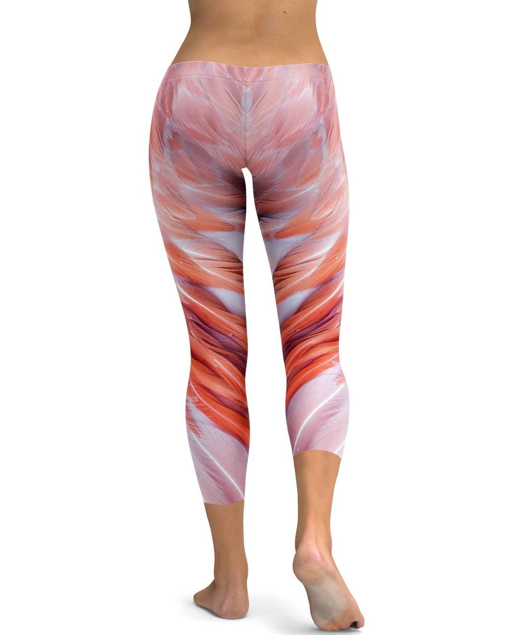 GearBunch - Flamingo Feathers Capris