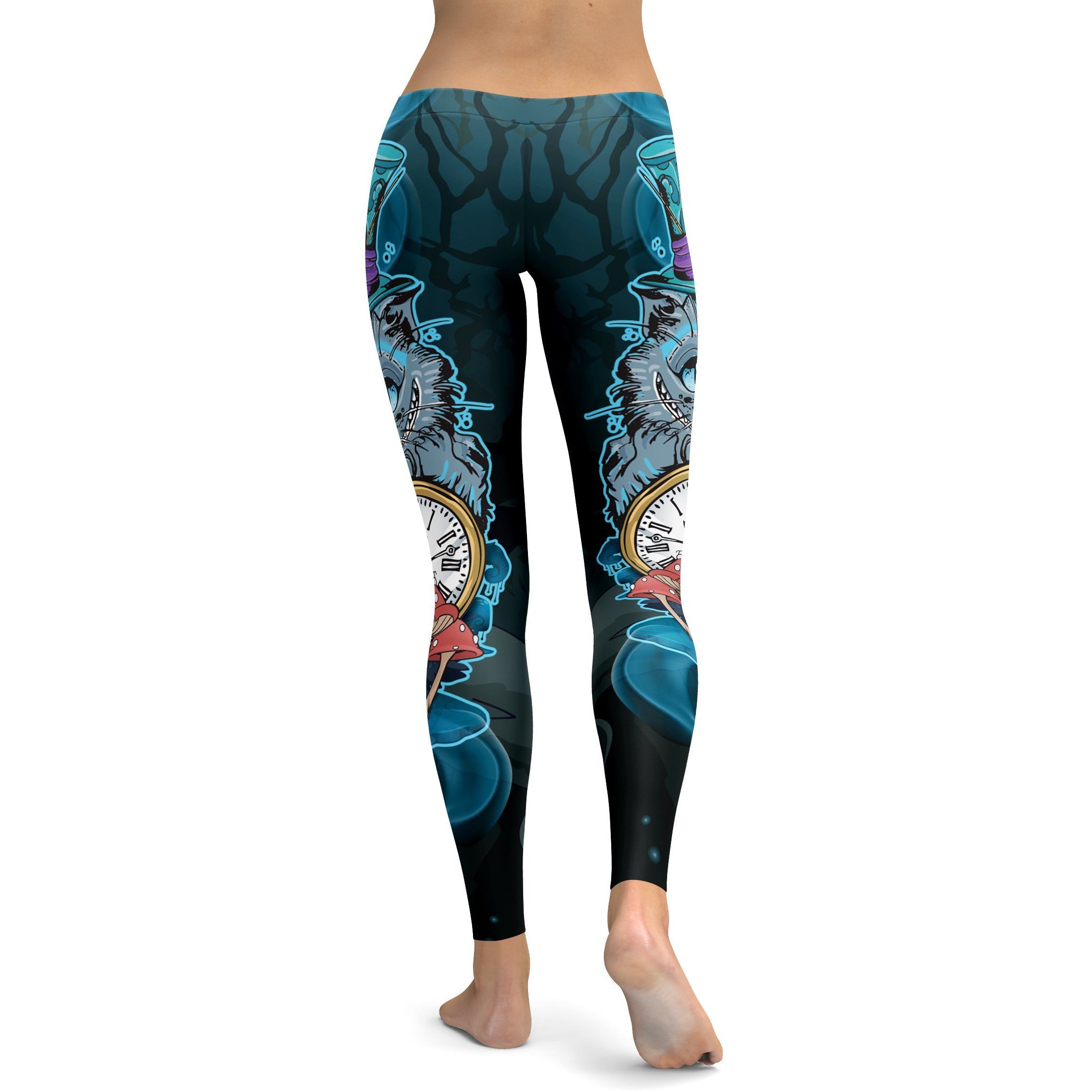 Cheshire Cat Leggings - GearBunch Leggings / Yoga Pants