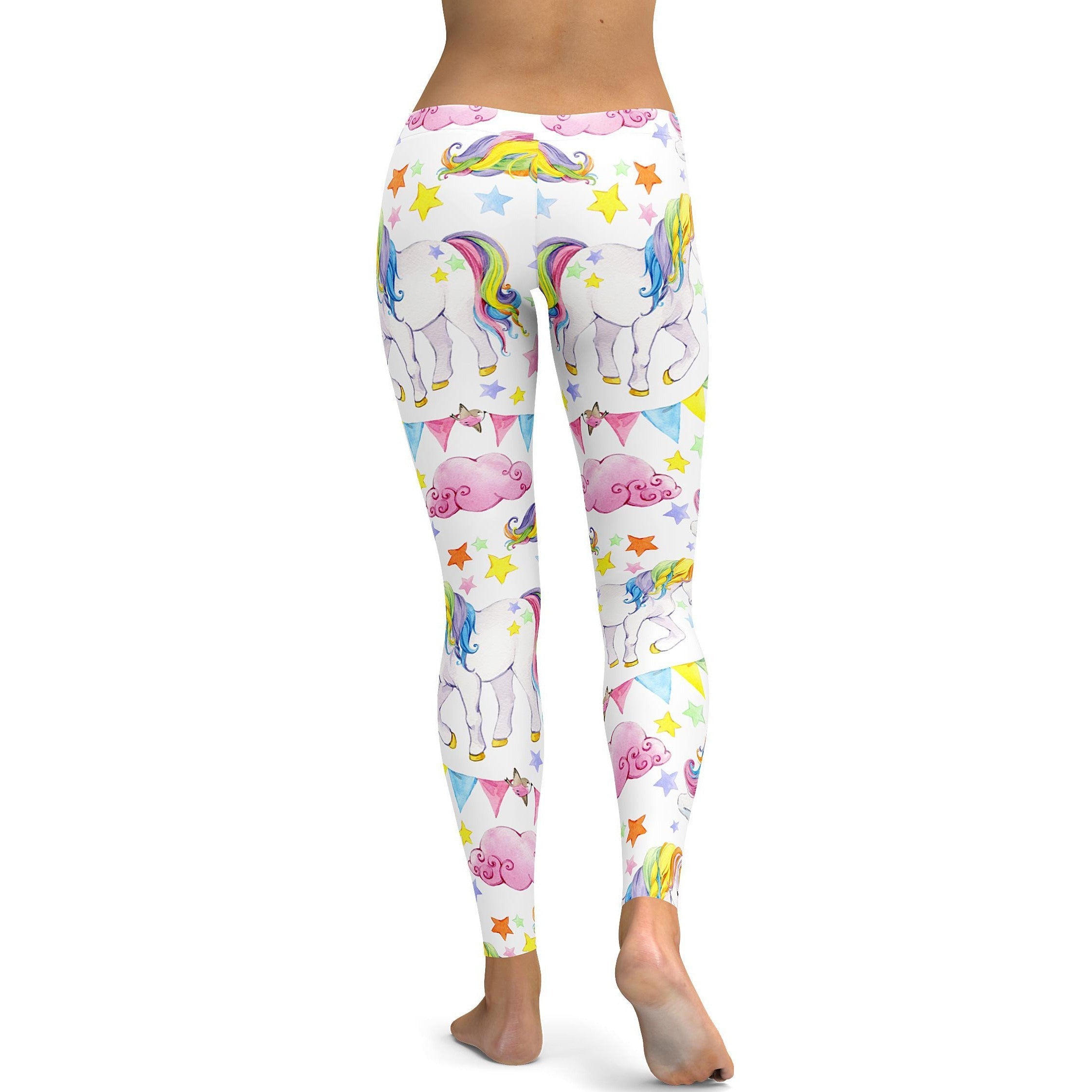 Watercolor Unicorn Leggings - GearBunch Leggings / Yoga Pants