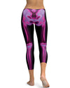 Pink X-ray Skeleton Capris