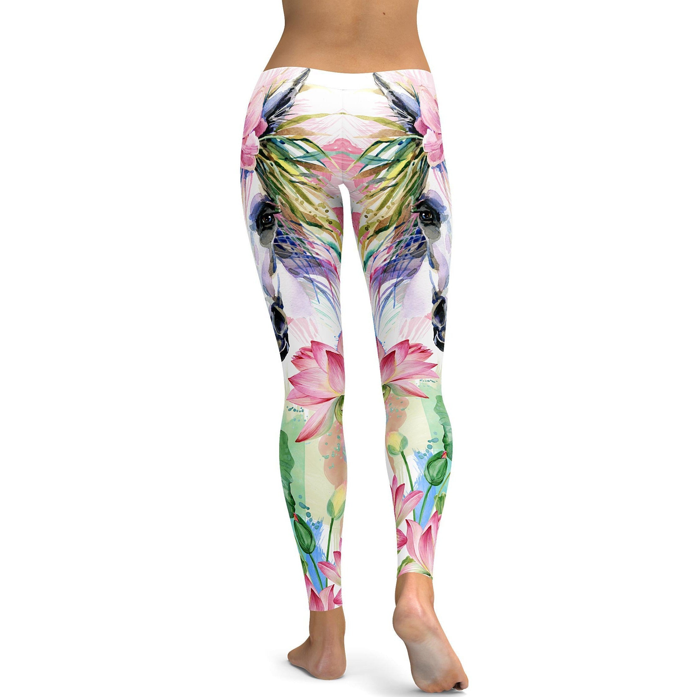 Colorful Horse Leggings - GearBunch Leggings / Yoga Pants