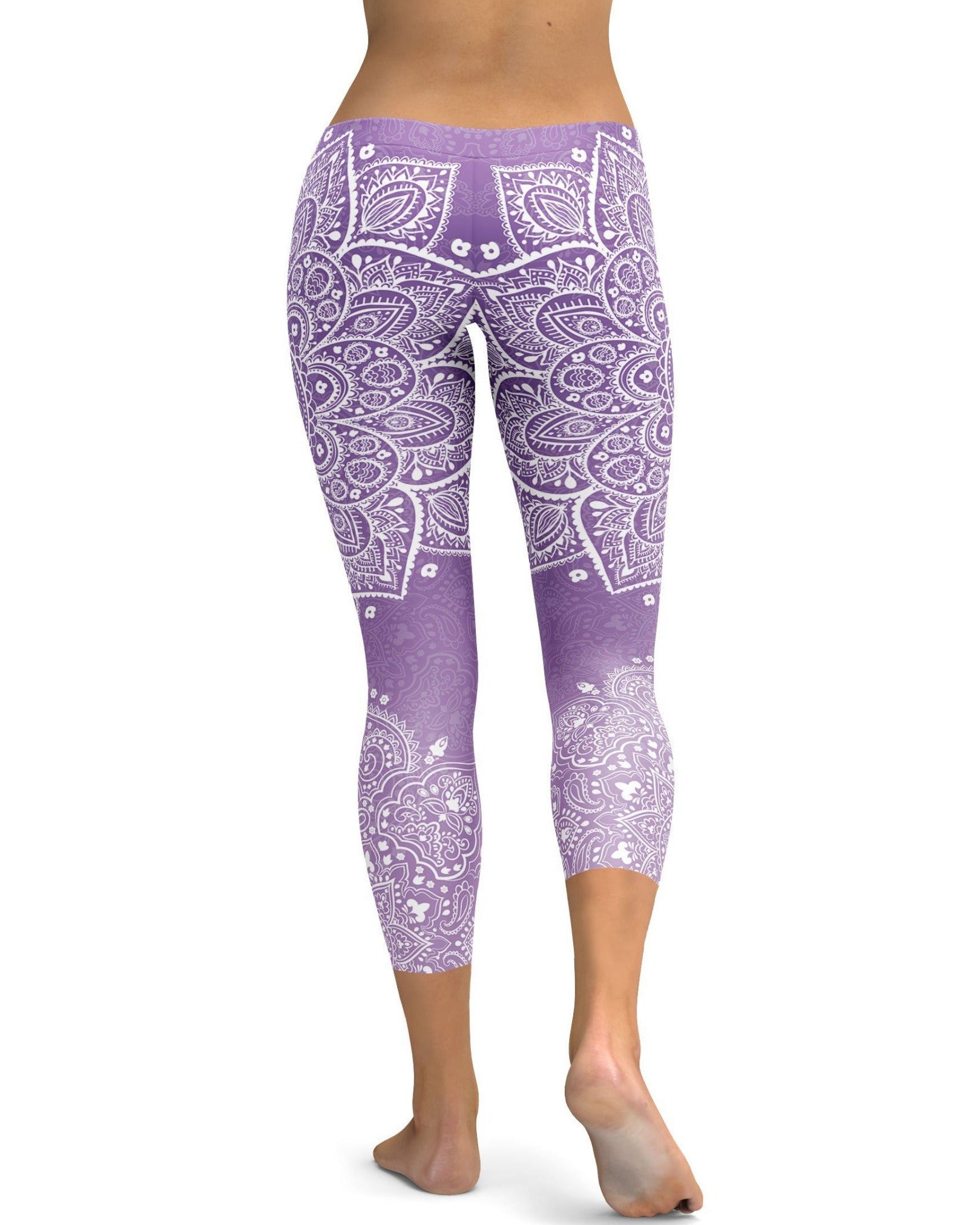 GearBunch - Lavender Mandala Capris 