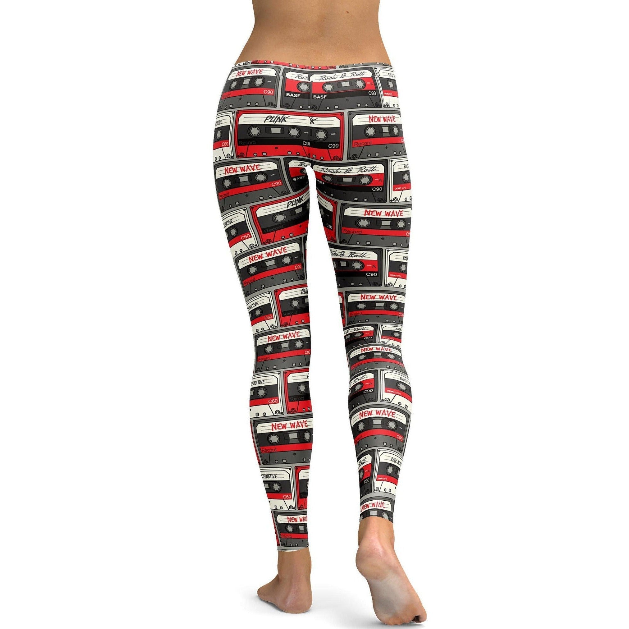 GearBunch - Retro Cassette Tapes Leggings