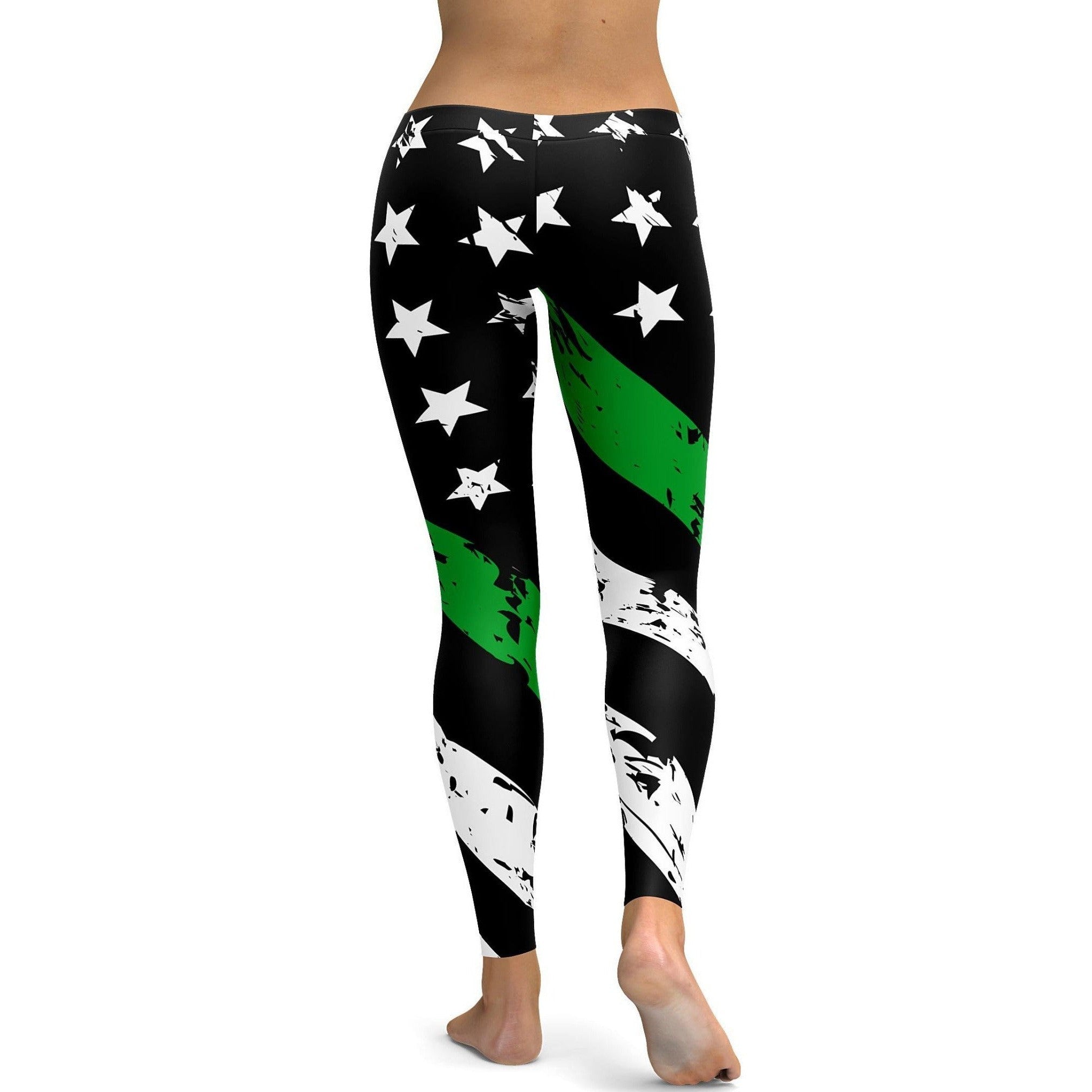 GearBunch - Thin Green Line Leggings