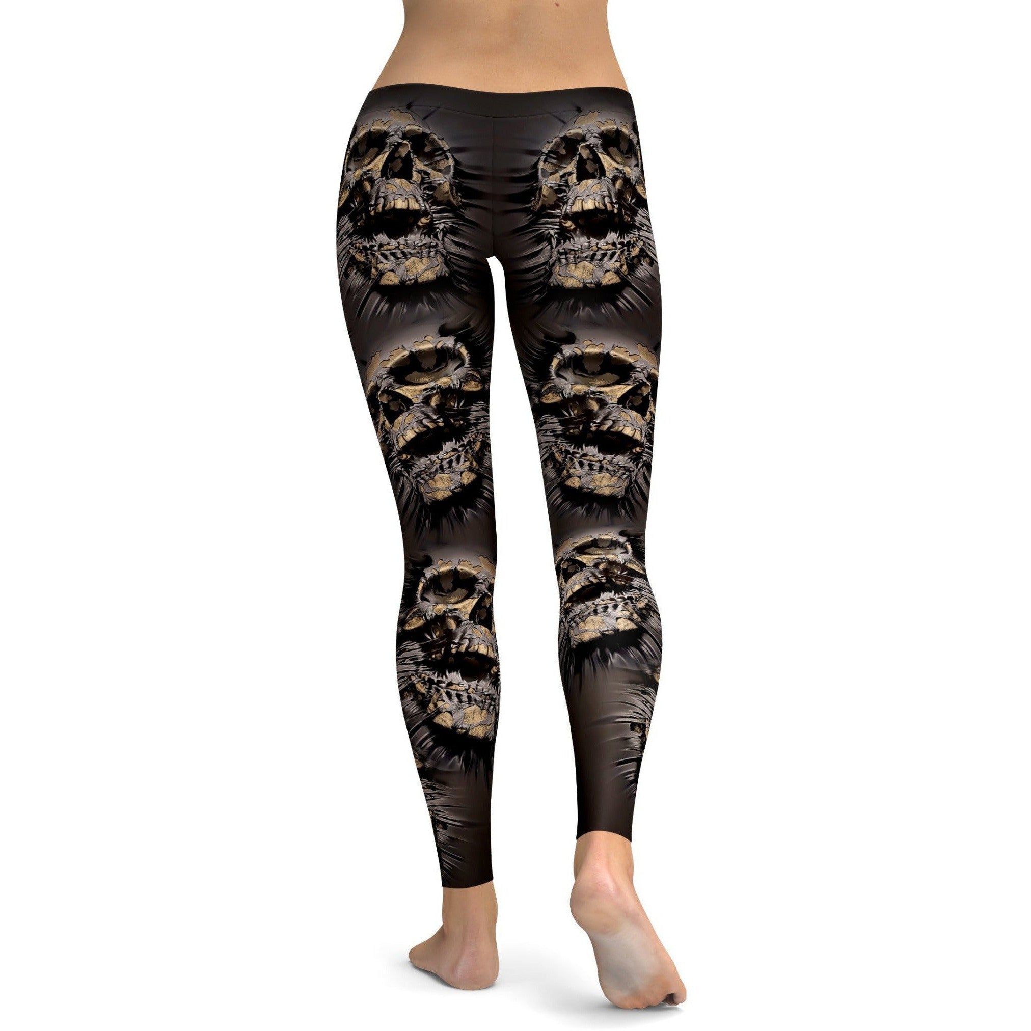 Gearbunch - Skulls Bursting Out Leggings