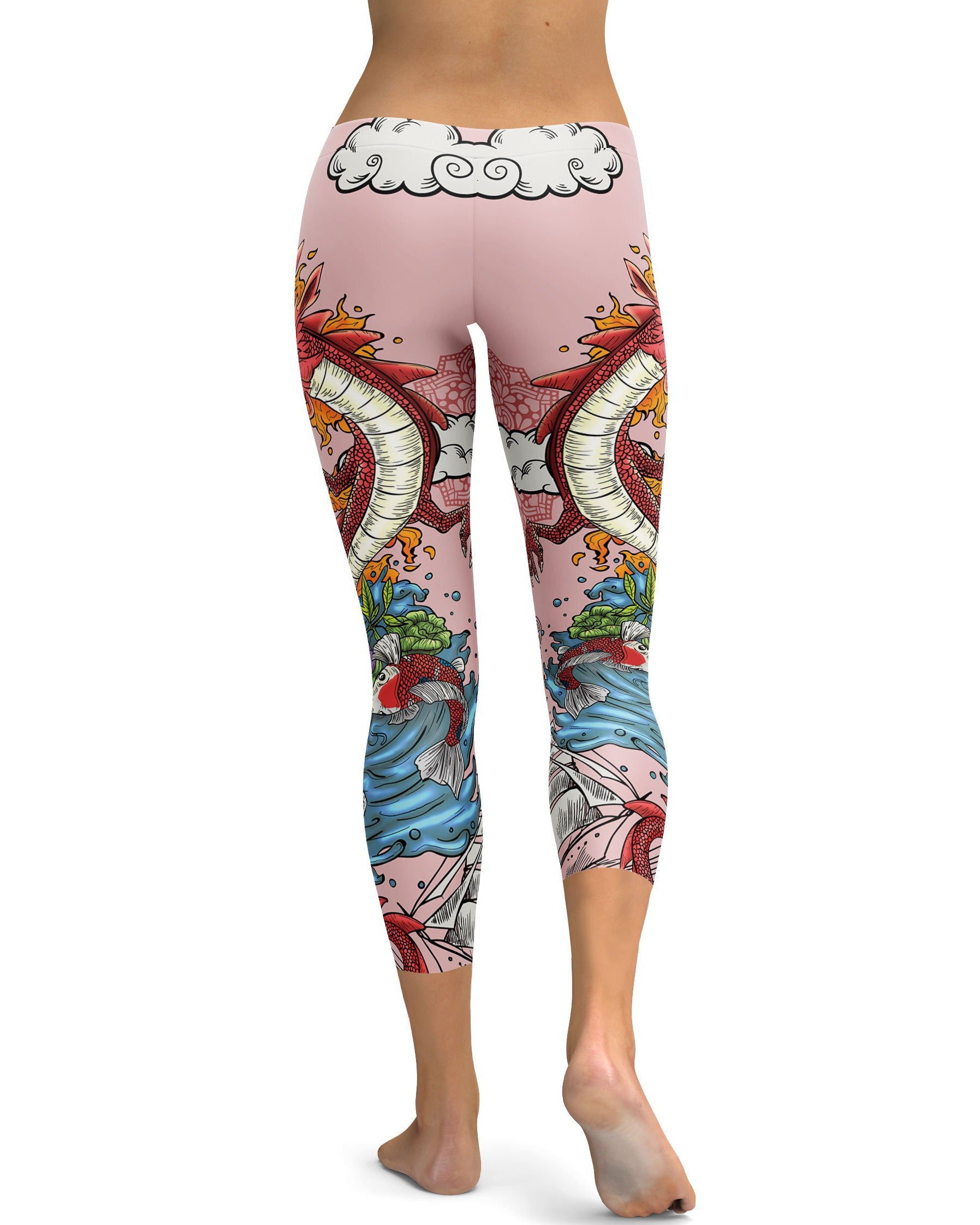 Tattooed Dragon Capris