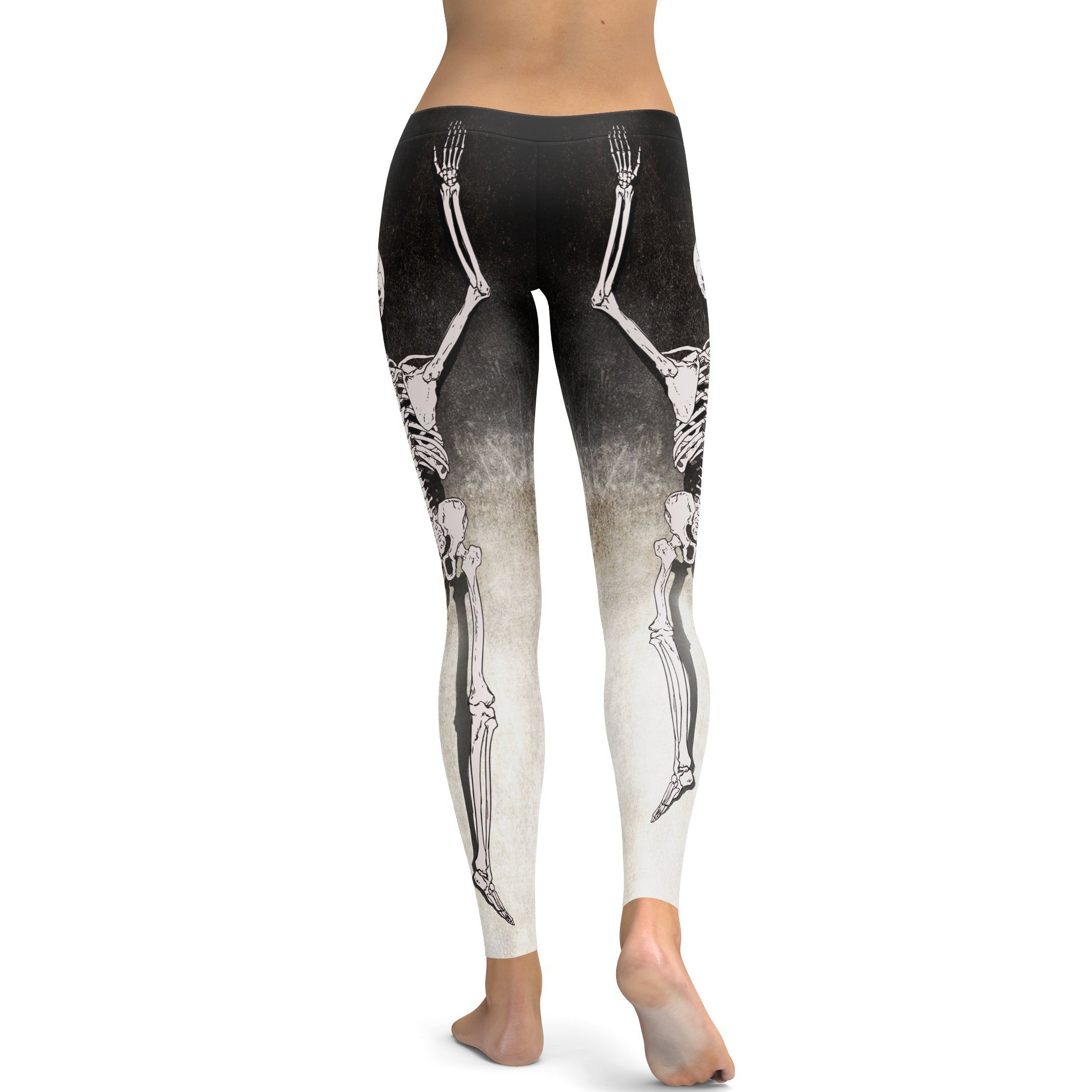 Climbing Skeleton Leggings - GearBunch Leggings / Yoga Pants