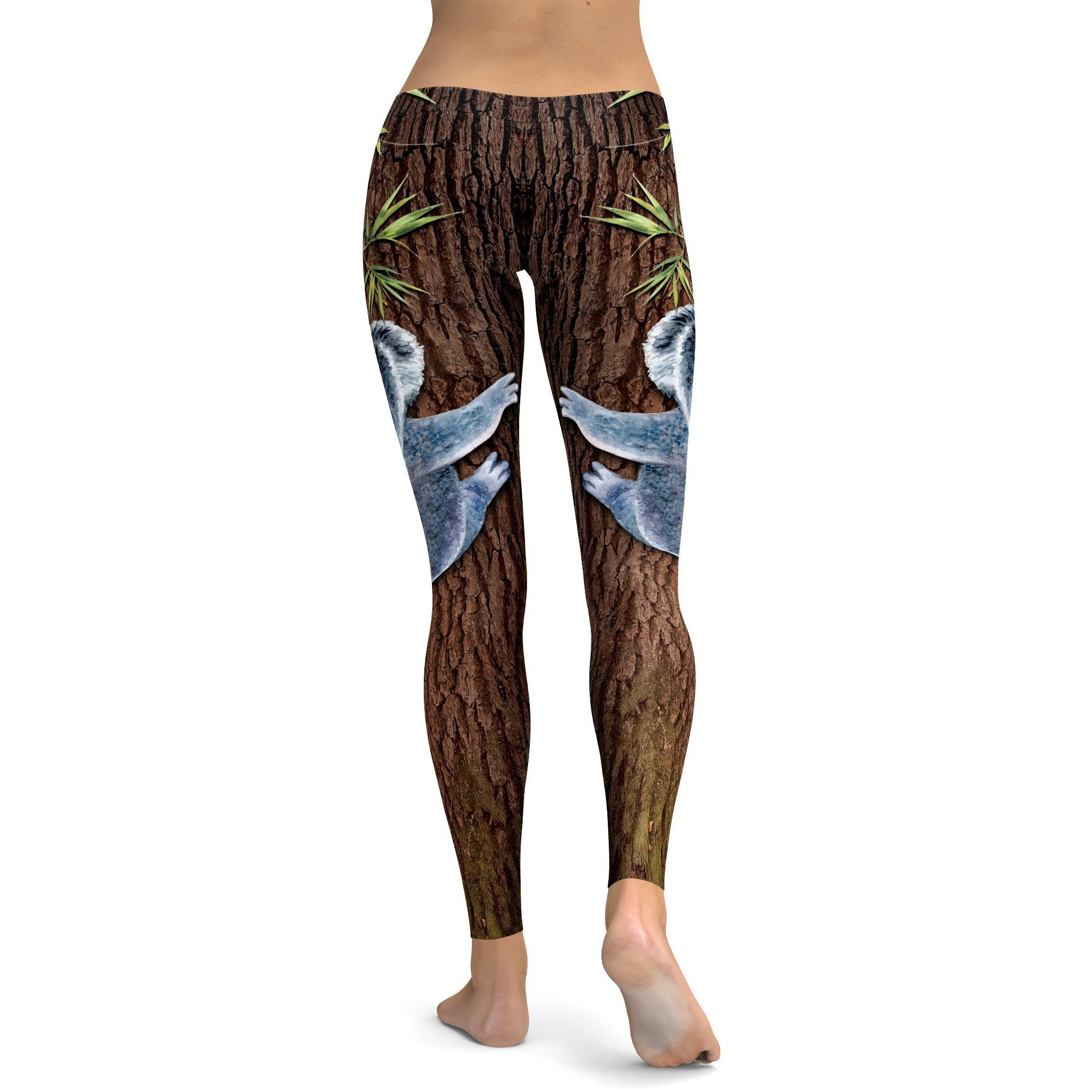 Koala Hanging Onto your Legs Leggings | GearBunch