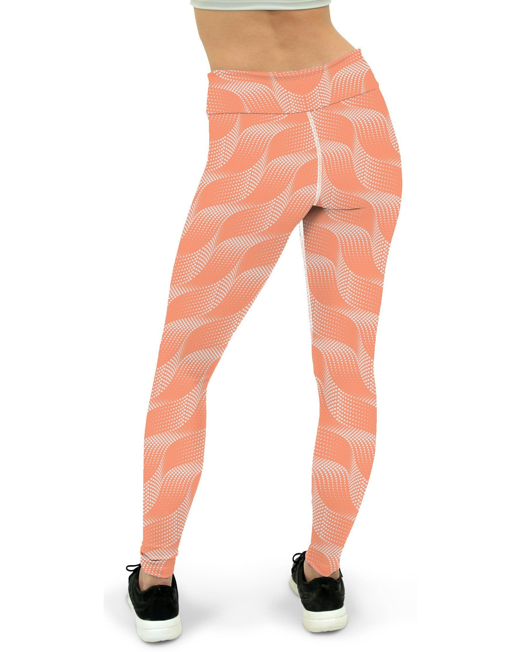 Apricot Wave Yoga Pants Gearbunch