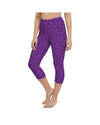 Purple Black Line Yoga Capris Gearbunch