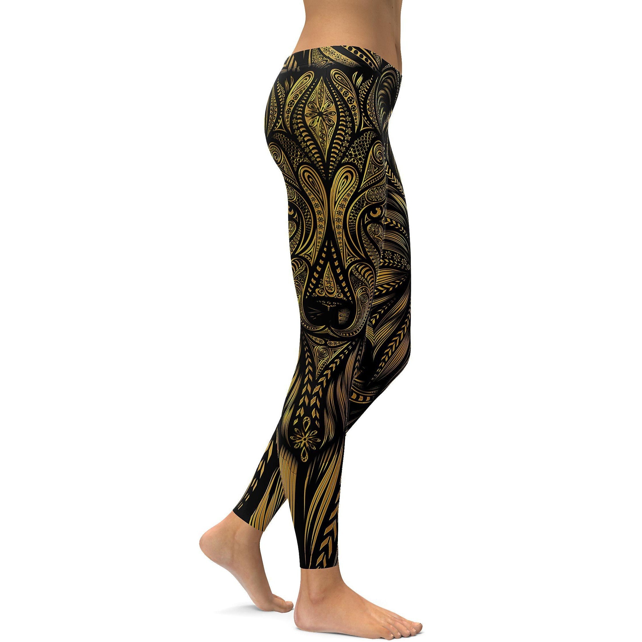 Golden Wolf Leggings