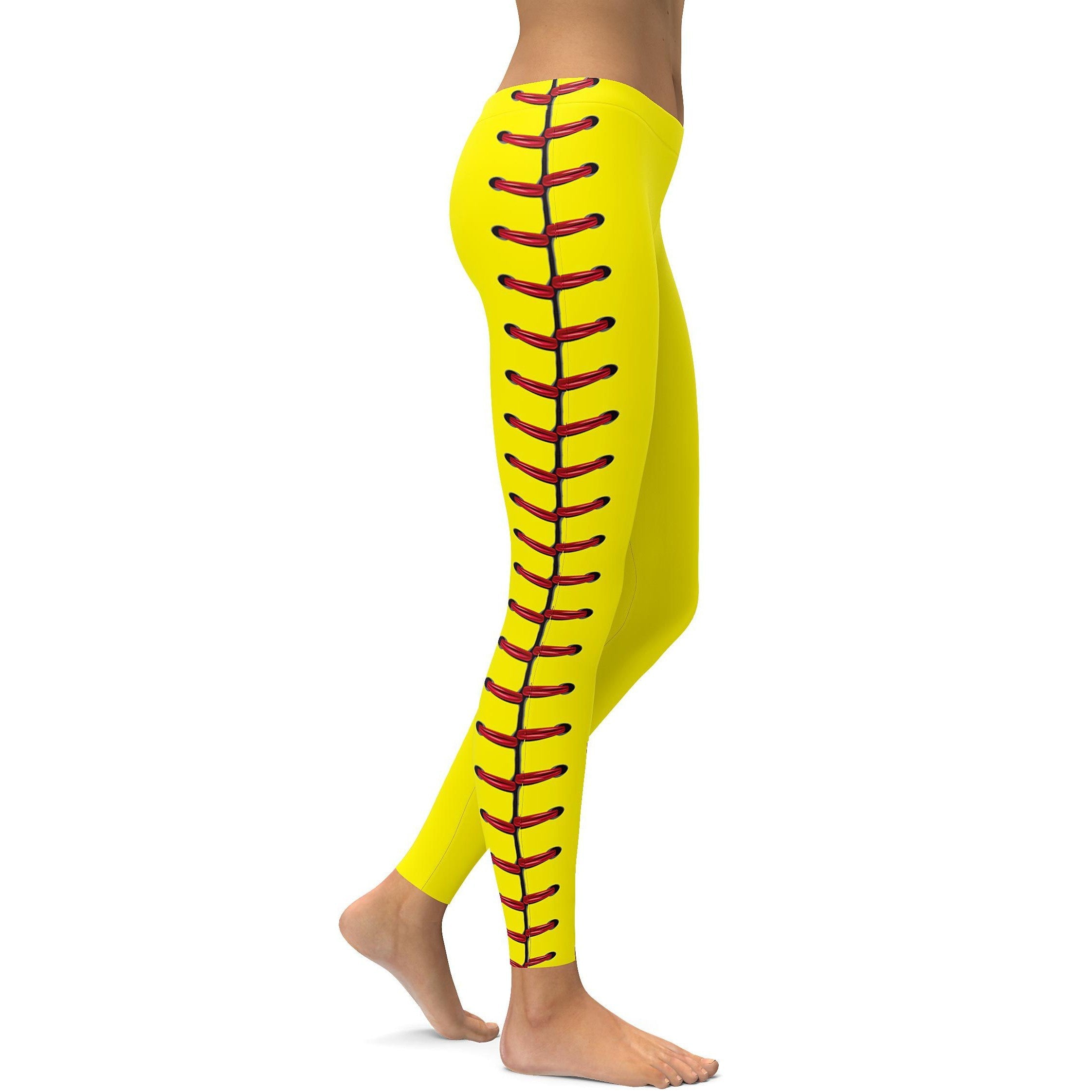 Softball Stitches Leggings