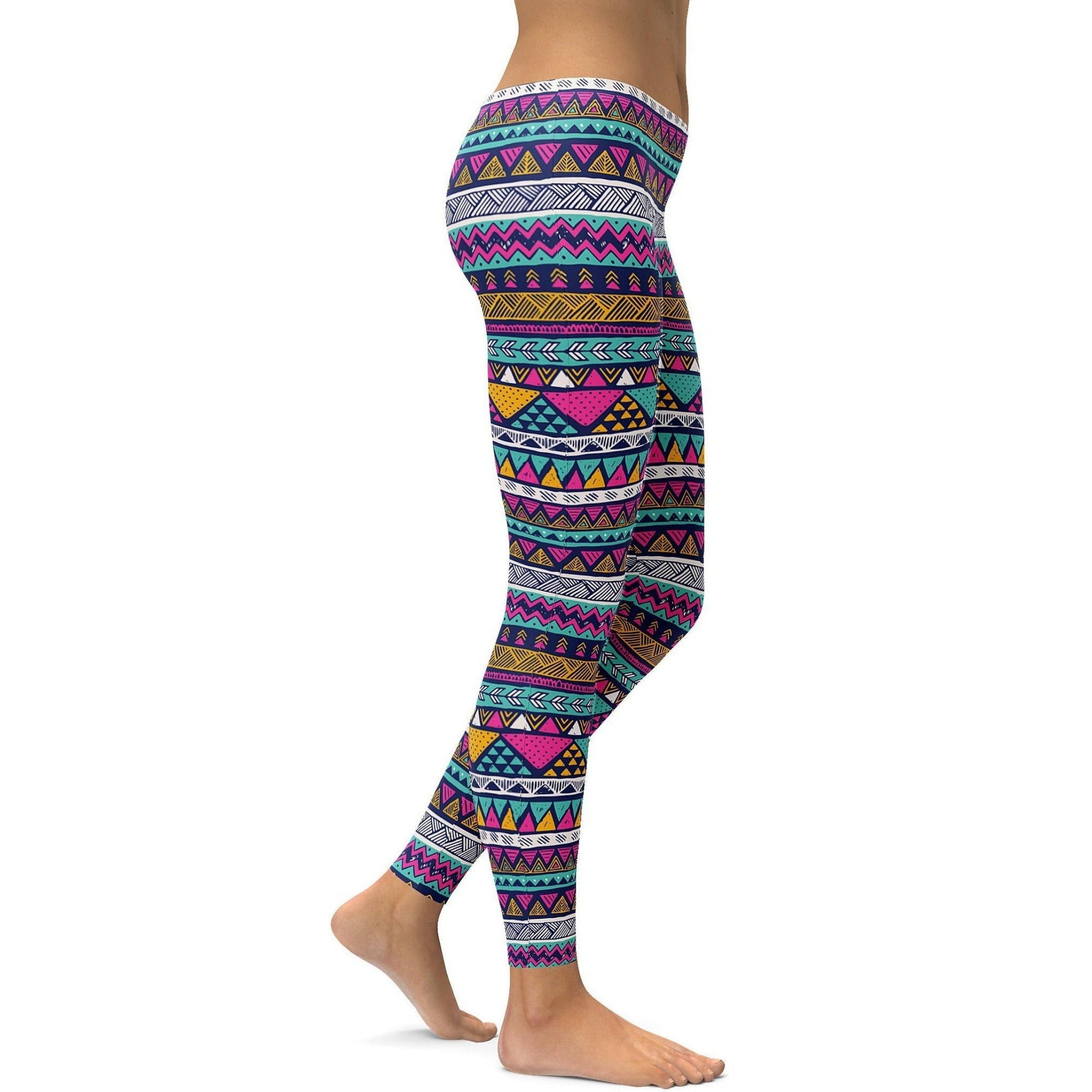 GearBunch | Colorful Aztec Pattern Leggings