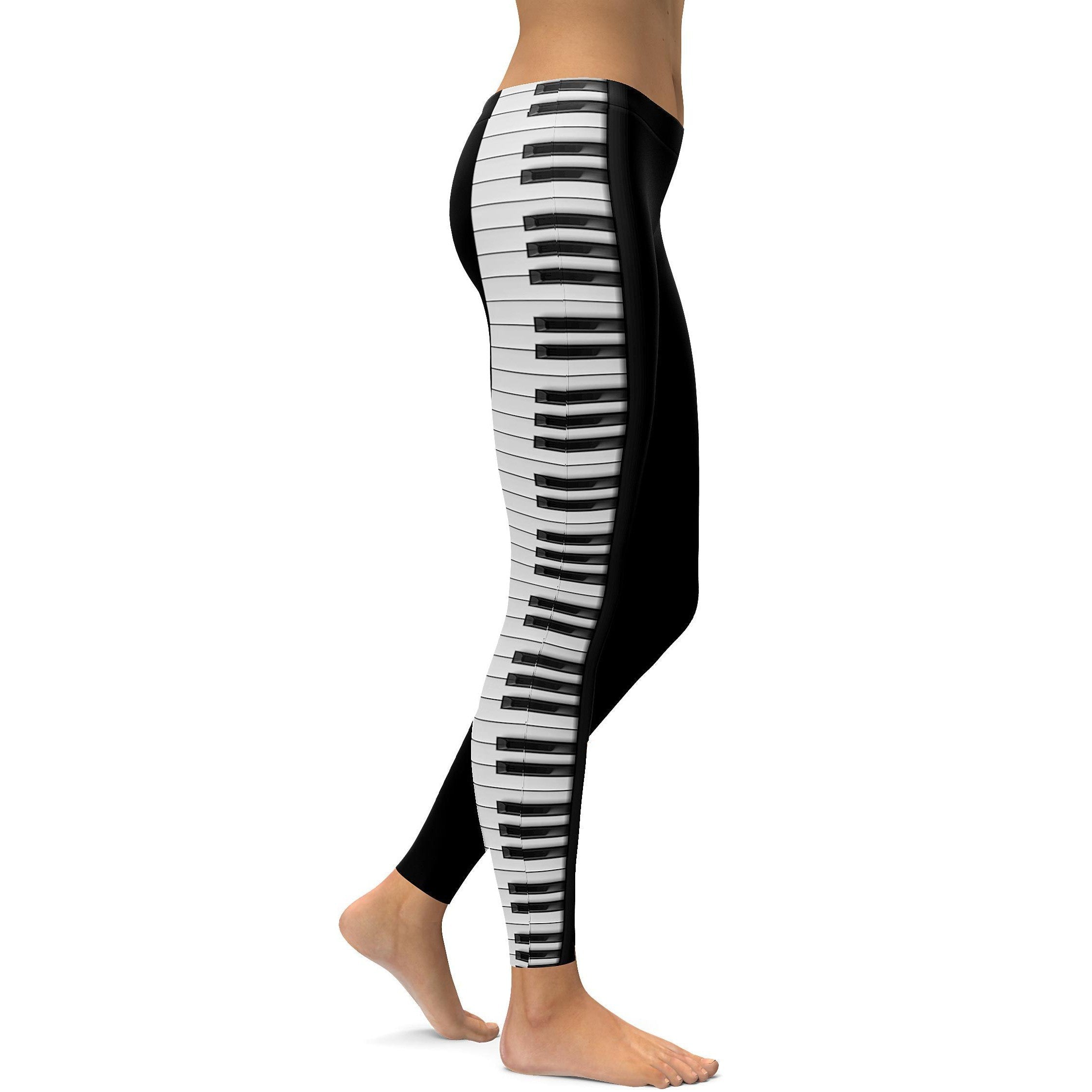 Piano Leggings - GearBunch Leggings / Yoga Pants