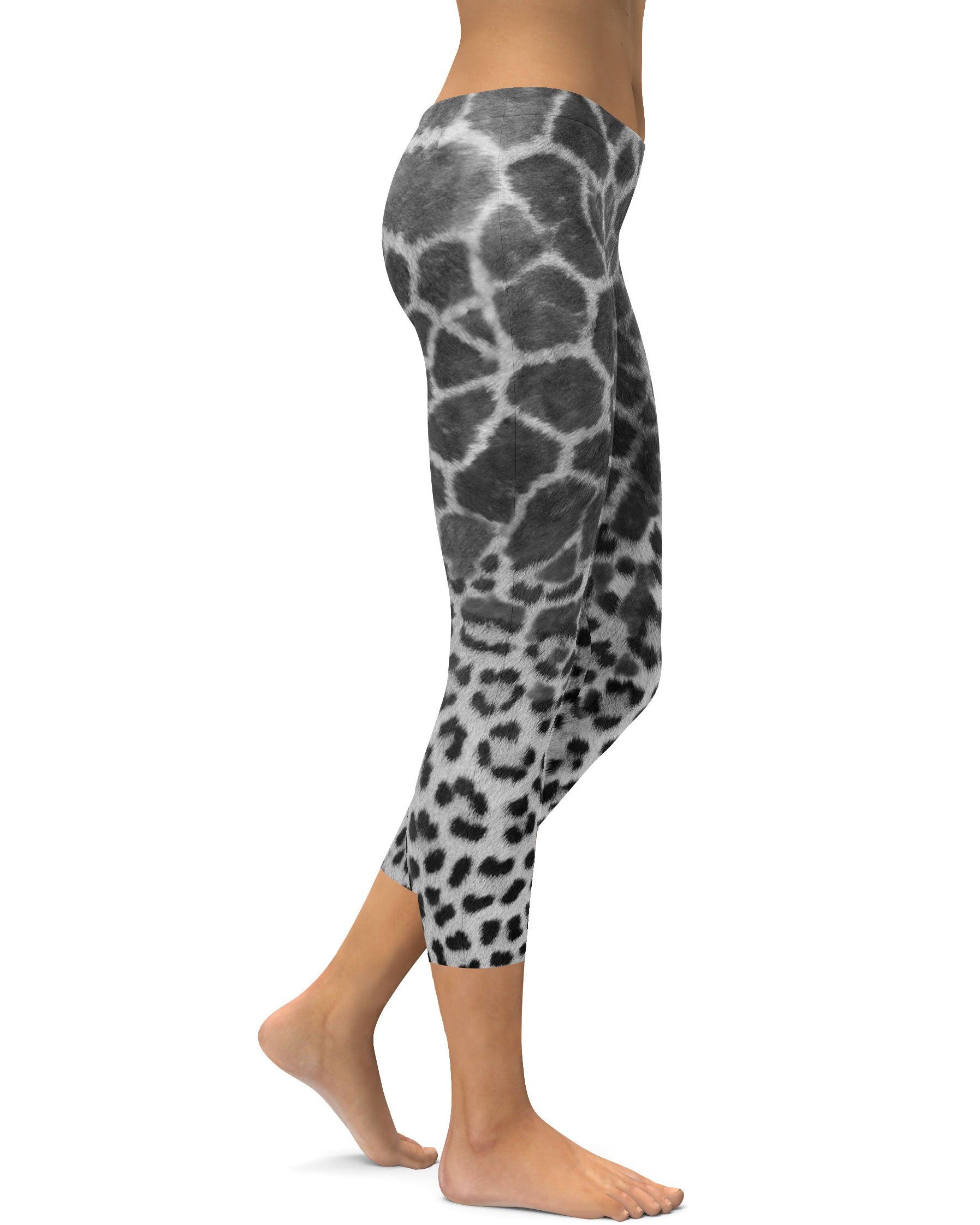 Giraffe & Leopard Skin Capris