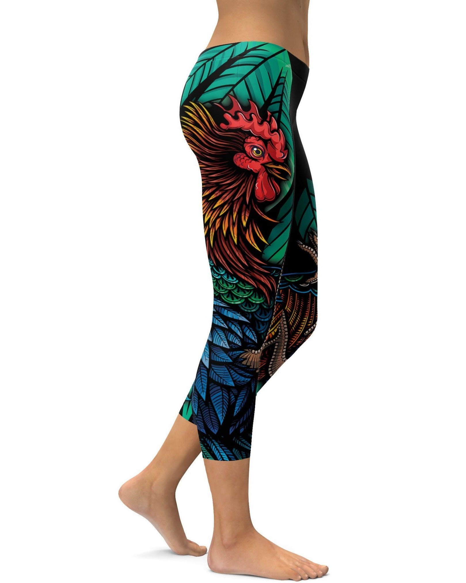 Gearbunch | Colorful Rooster Capris