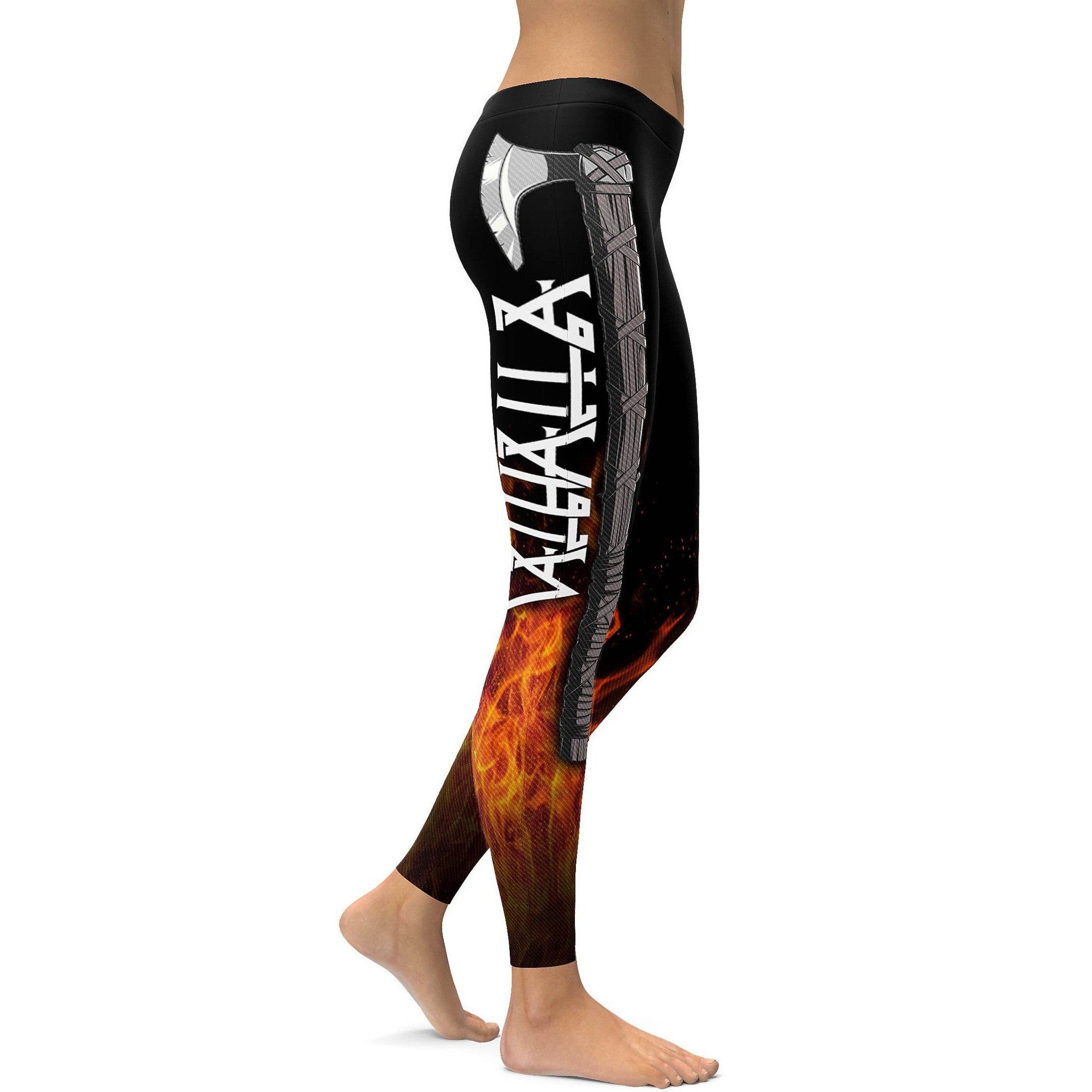 Vikings Valhalla Leggings - GearBunch Leggings / Yoga Pants