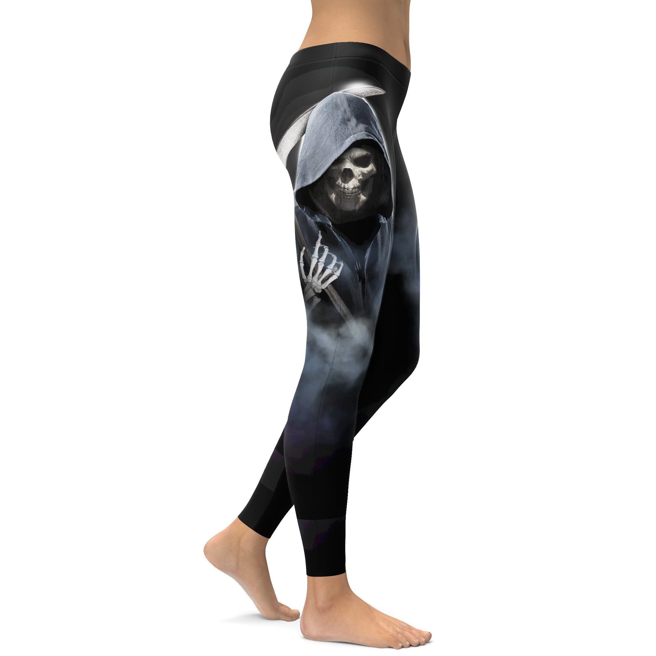 Grim Reaper Leggings - GearBunch Leggings / Yoga Pants