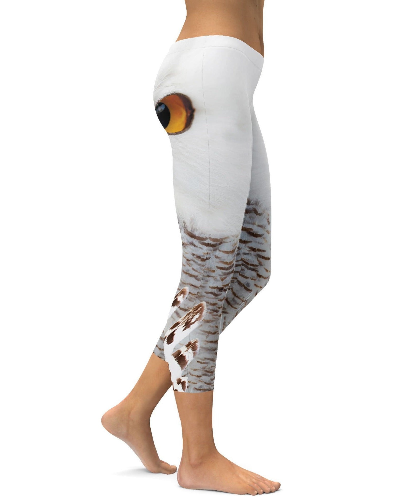 Gearbunch | Snowy Owl Eyes Capris