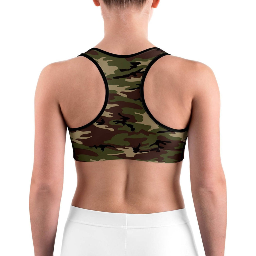 Army Camo Sports bra