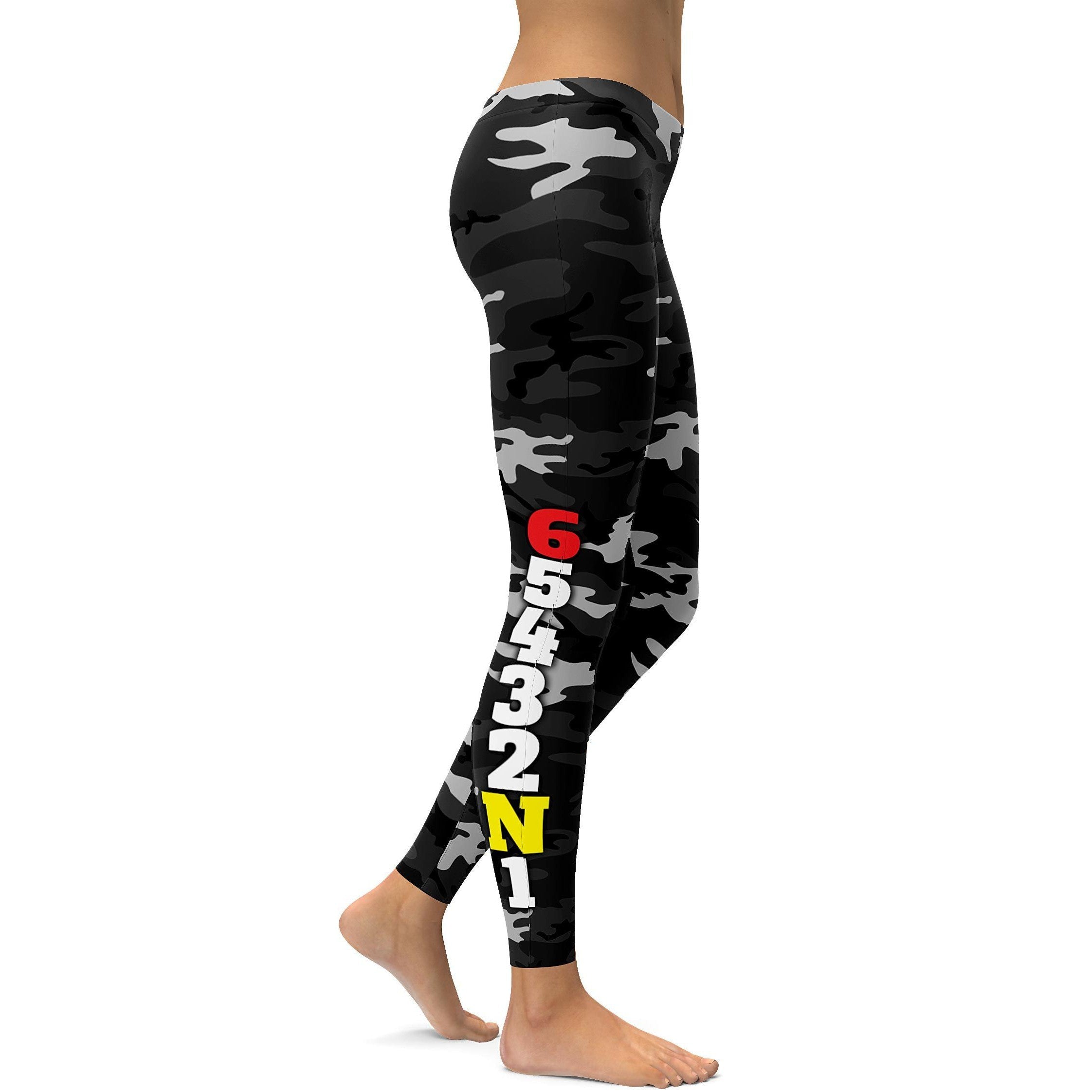 1 Down 5 Up Motorcycle Leggings - GearBunch Leggings / Yoga Pants