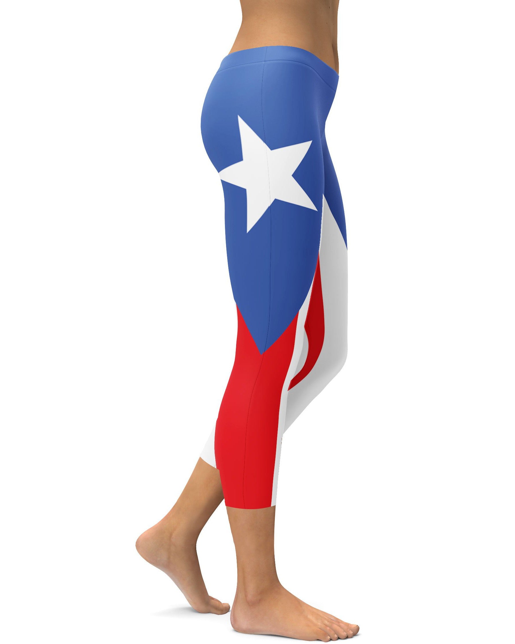 Puerto Rican Flag Capris