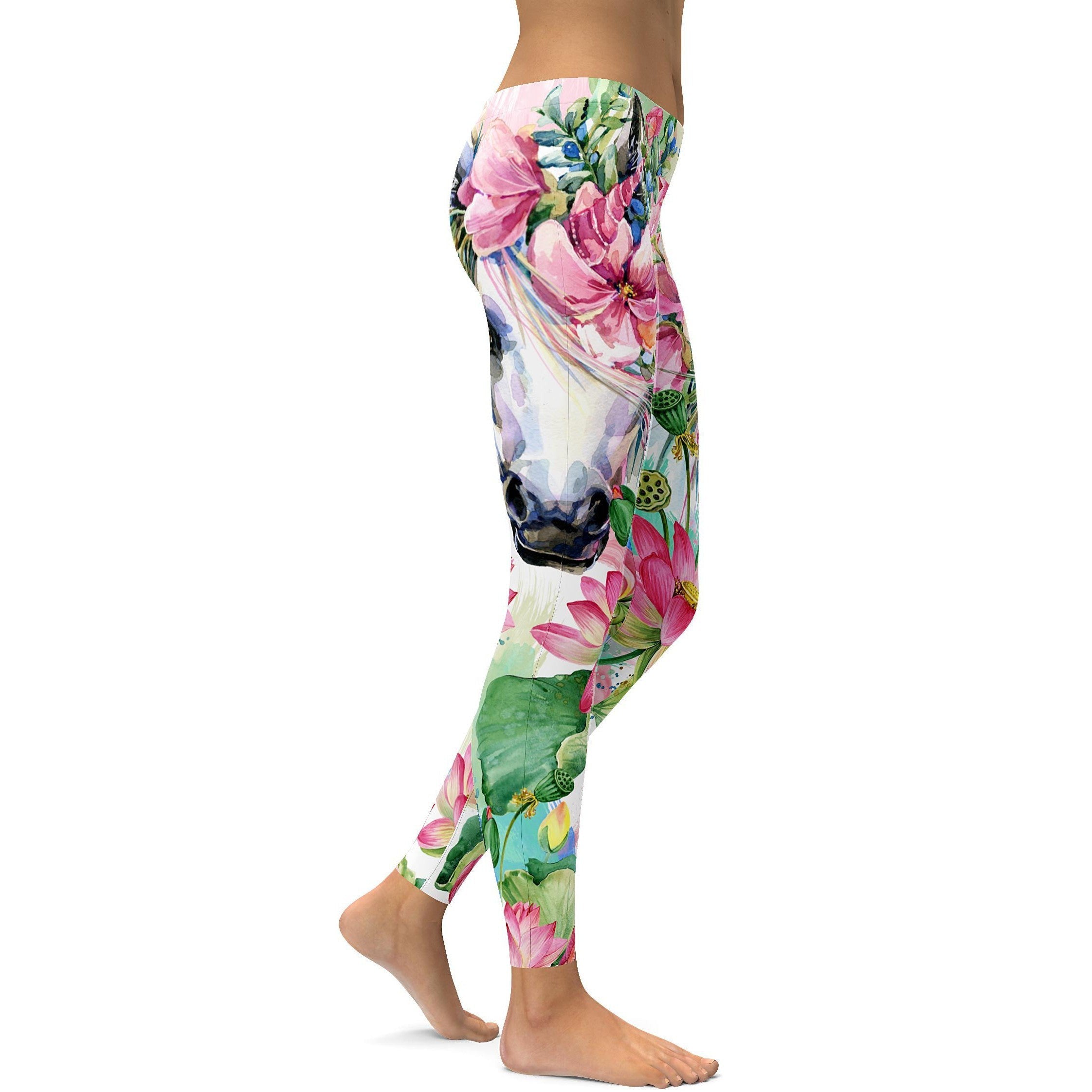 Colorful Horse Leggings - GearBunch Leggings / Yoga Pants