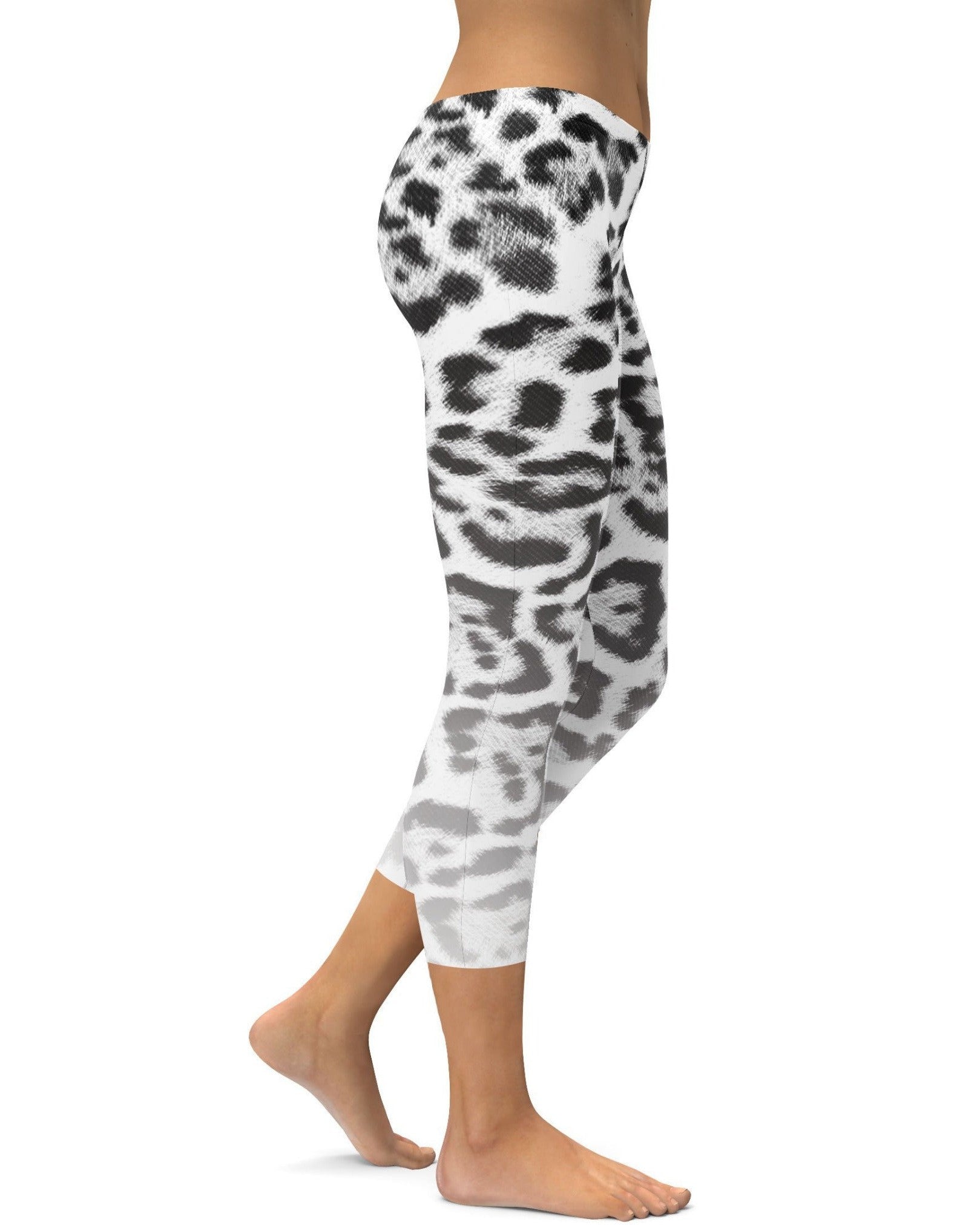 Gearbunch | Ombre Snow Leopard Skin Capris