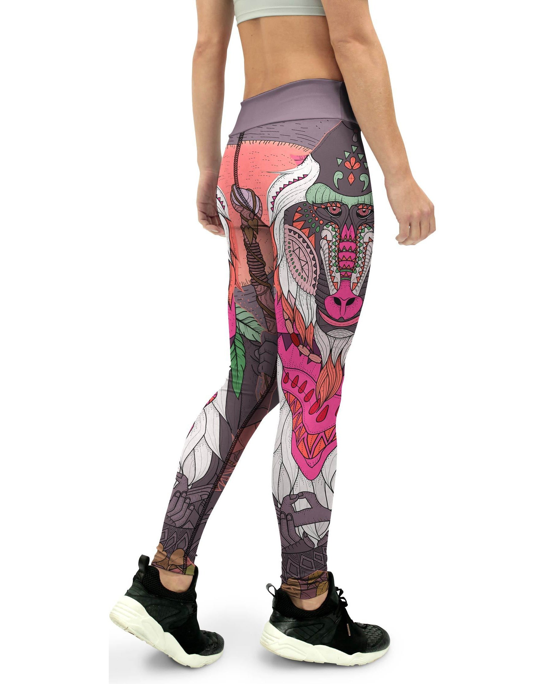 Rafiki Inspired Wise Baboon Yoga Pants