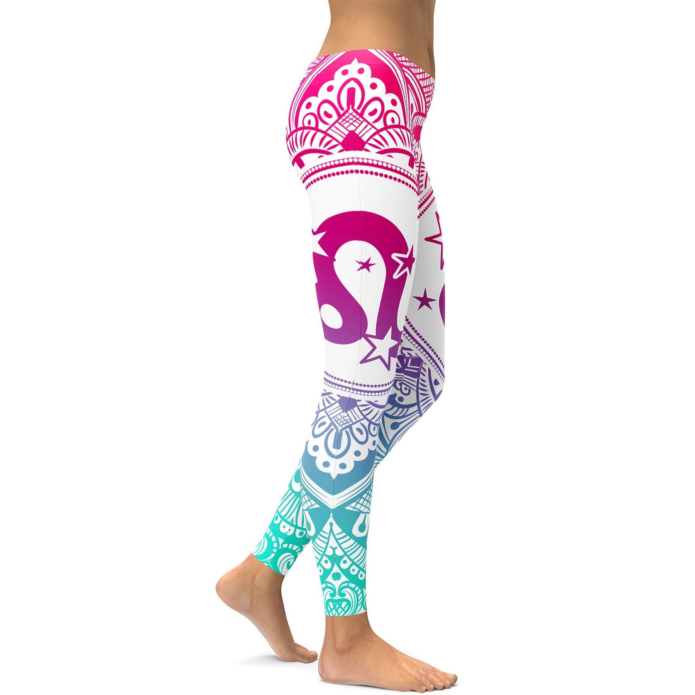 Bright Leo Leggings - GearBunch Leggings / Yoga Pants