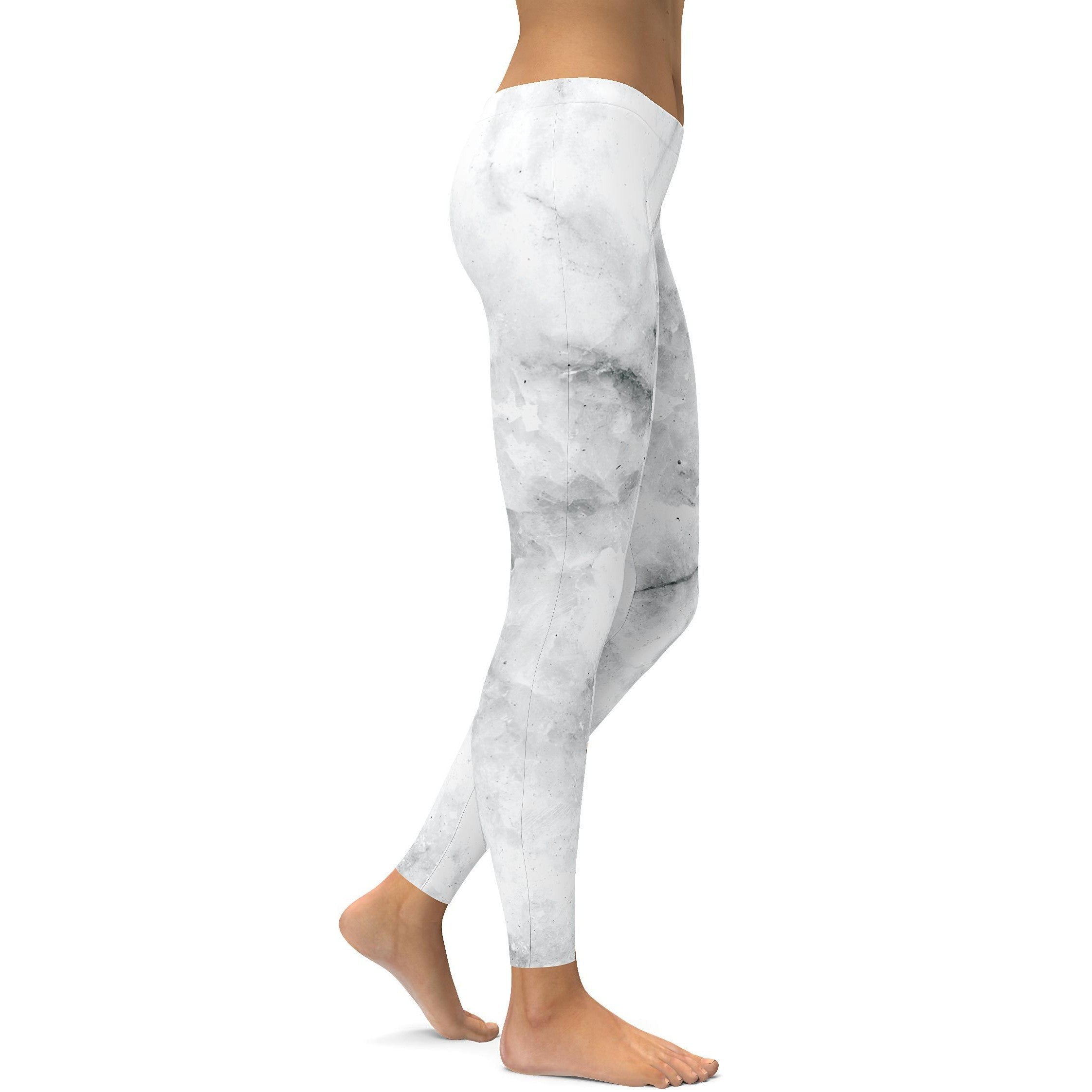 Grey Marble Leggings