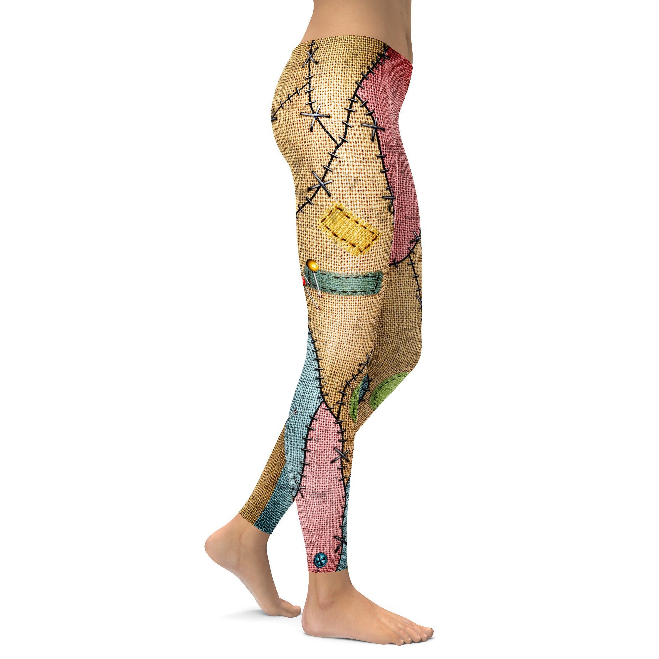 Voodoo Doll Patch Leggings