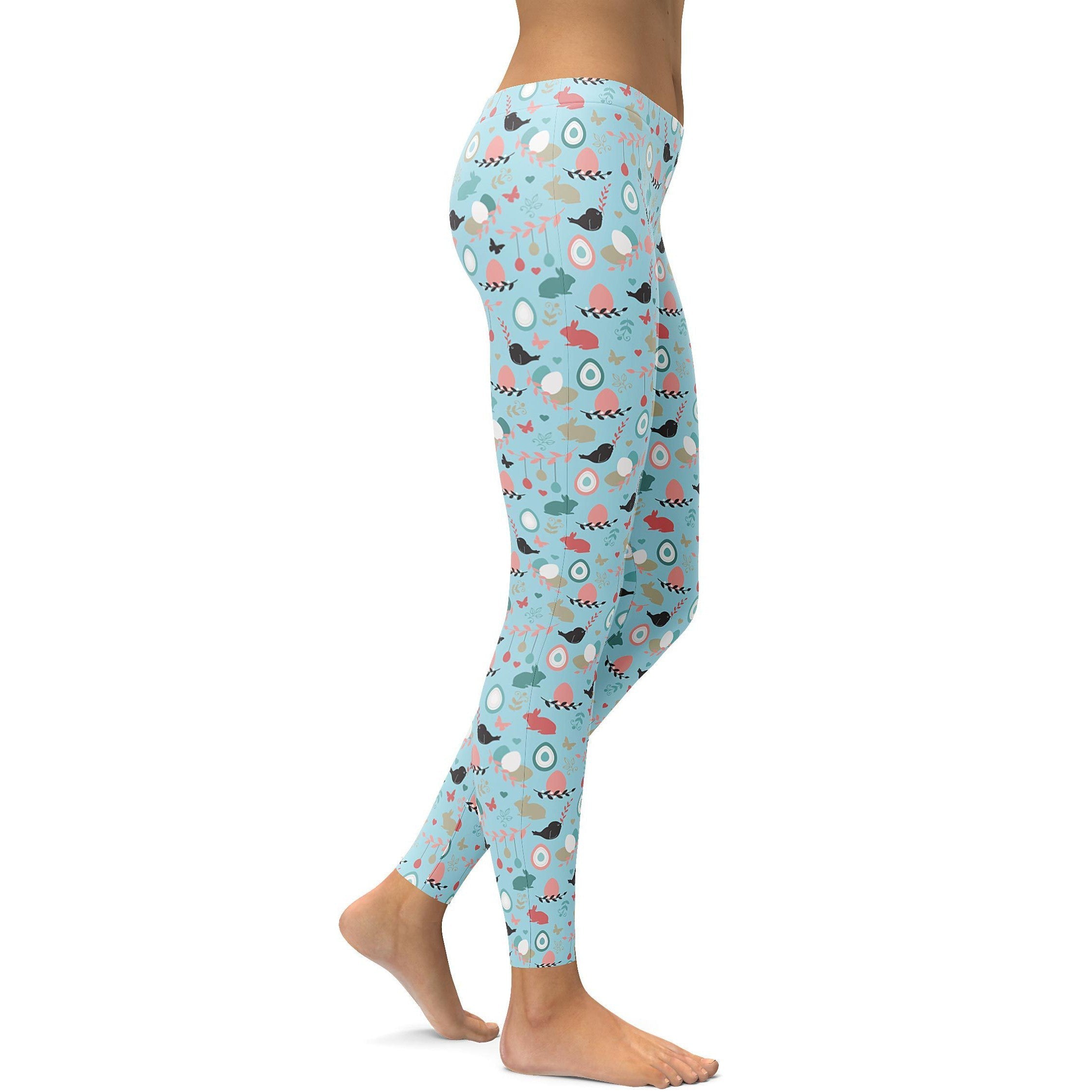 Cute Easter Pattern Leggings