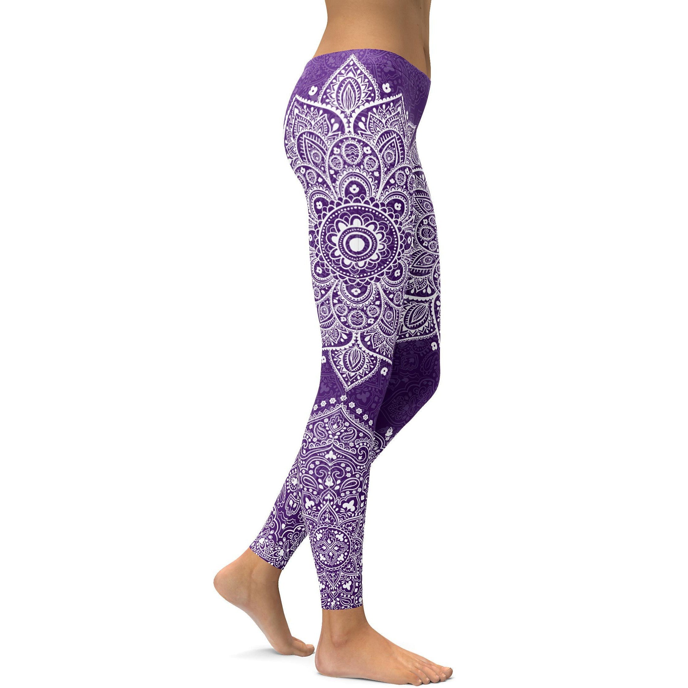 Purple Mandala Leggings