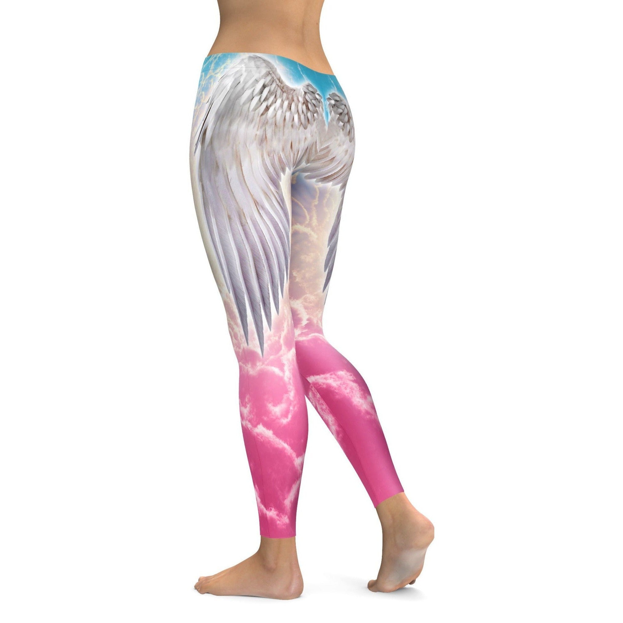 Angel Wings Leggings - GearBunch